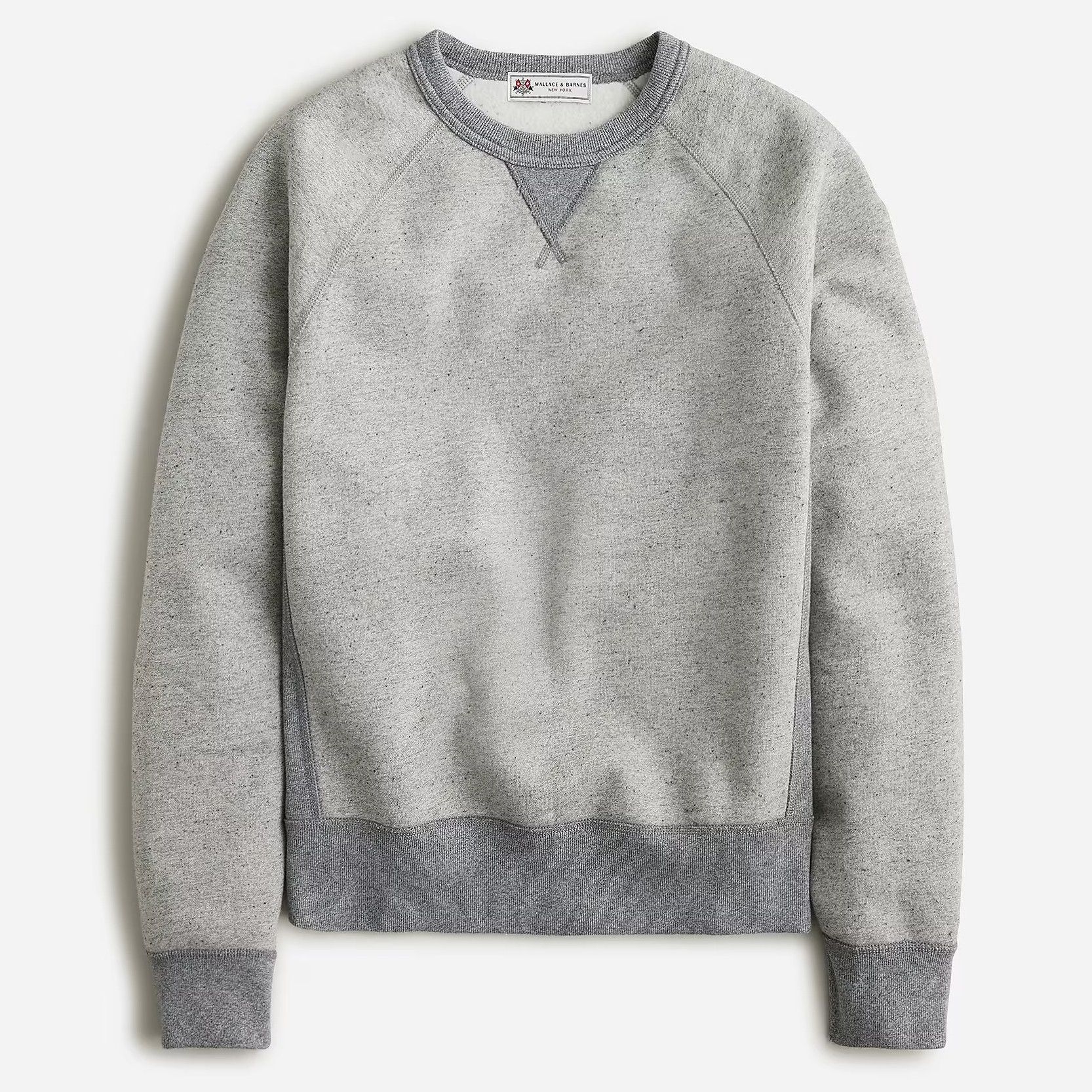 Image of J Crew x Wallace Barnes J. Crew Wallace & Barnes Heritage Raglan Sweatshirt - NWT in Grey (Size XL)