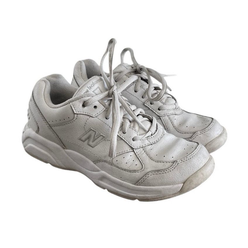 New Balance New Balance Abzorb Walking Strike Path 574 White Sneakers Size US 6 / IT 36 - 2 Thumbnail