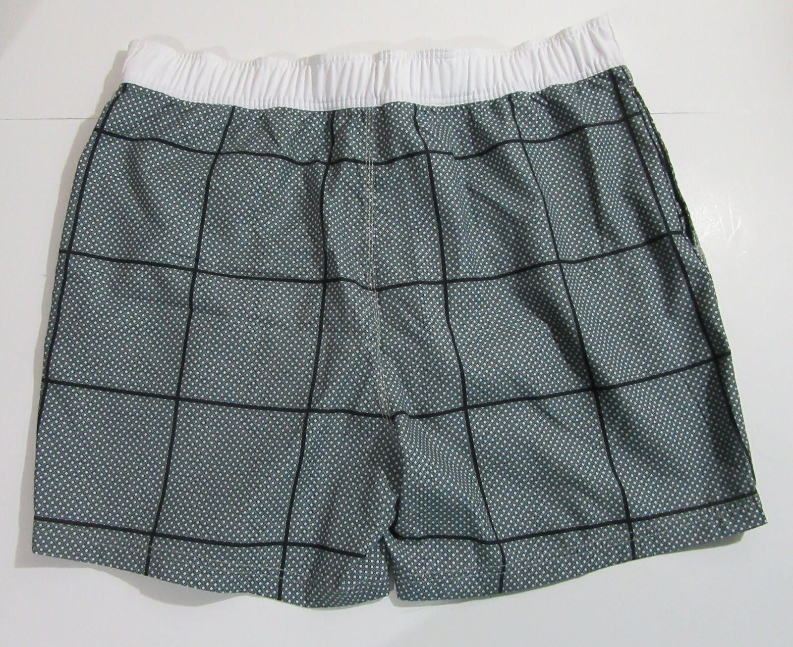 Nautica Nautica Men's Swim Trunks Board Shorts Green L Size US 34 / EU 50 - 2 Thumbnail