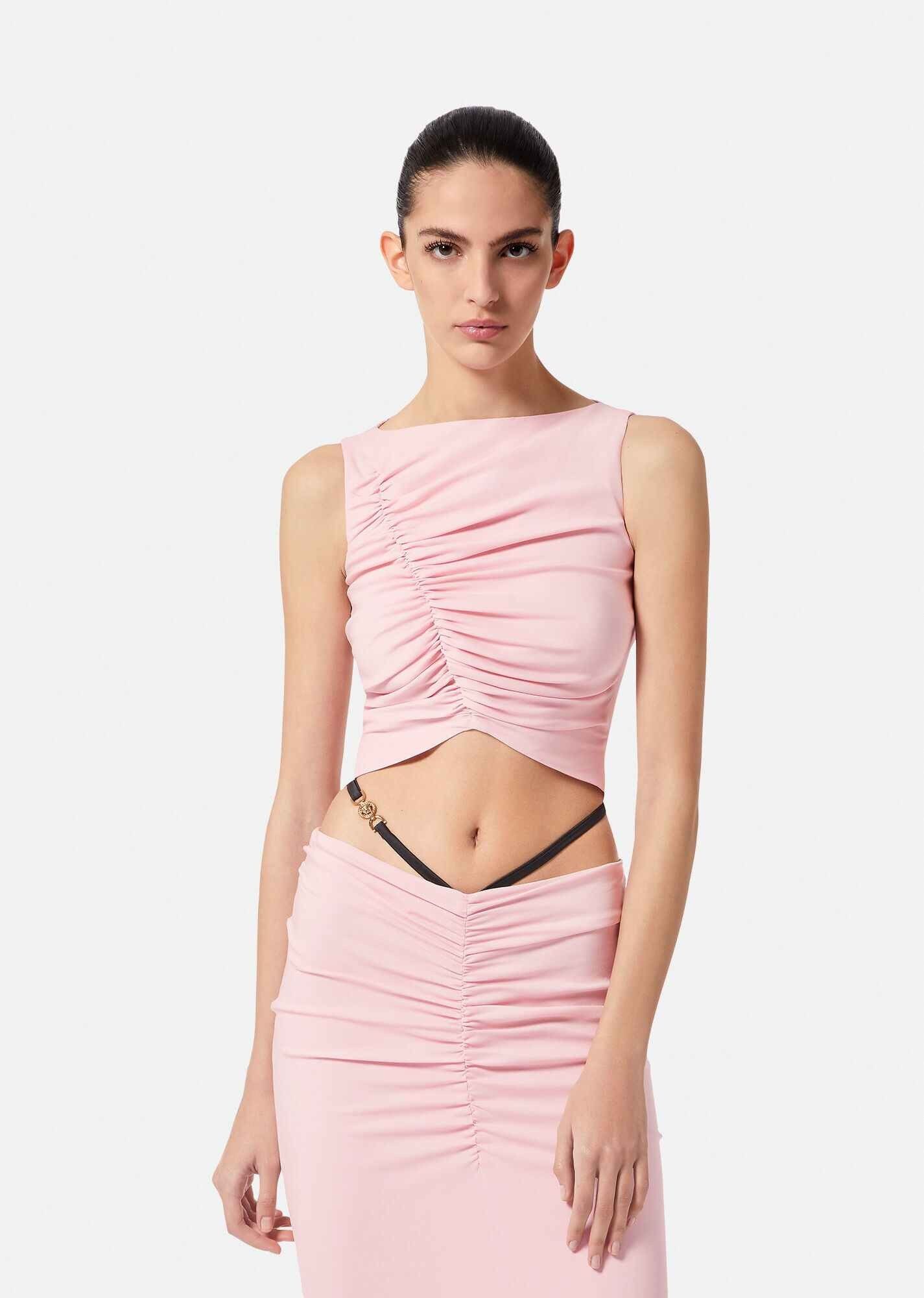 Versace o1y0226 Blouse in Pink Size XS / US 0-2 / IT 36-38 - 3 Thumbnail