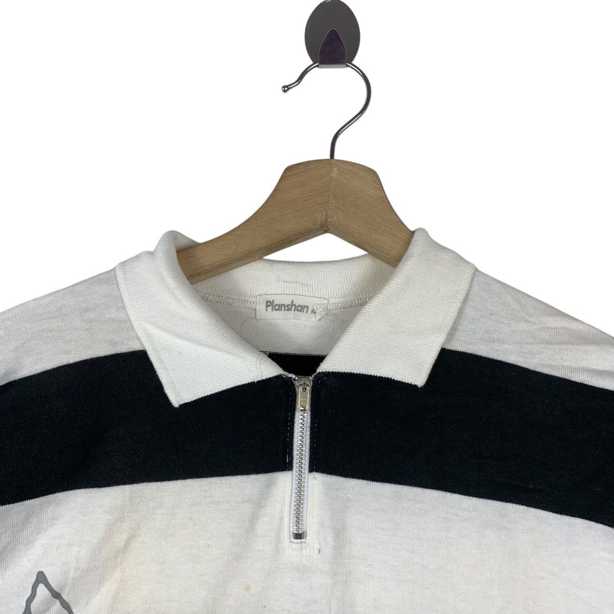 Vintage Vintage PLANSHAN KING GUTS POSE Half Zipper Tee Shirt Top Size M / US 6-8 / IT 42-44 - 5 Thumbnail