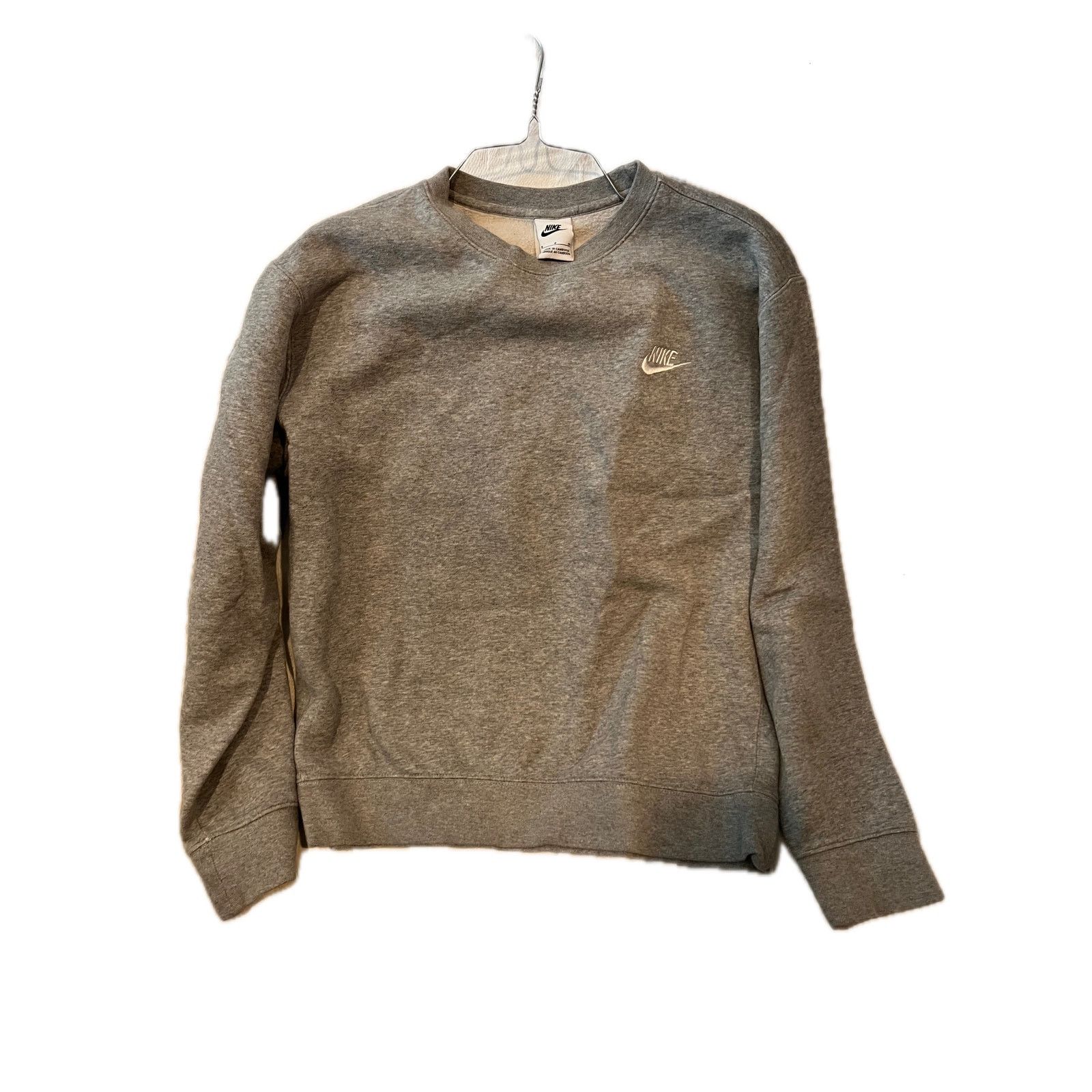 Nike Nike Crewneck Gray Sweatshirt Mens S Size US S / EU 44-46 / 1 - 1 Thumbnail