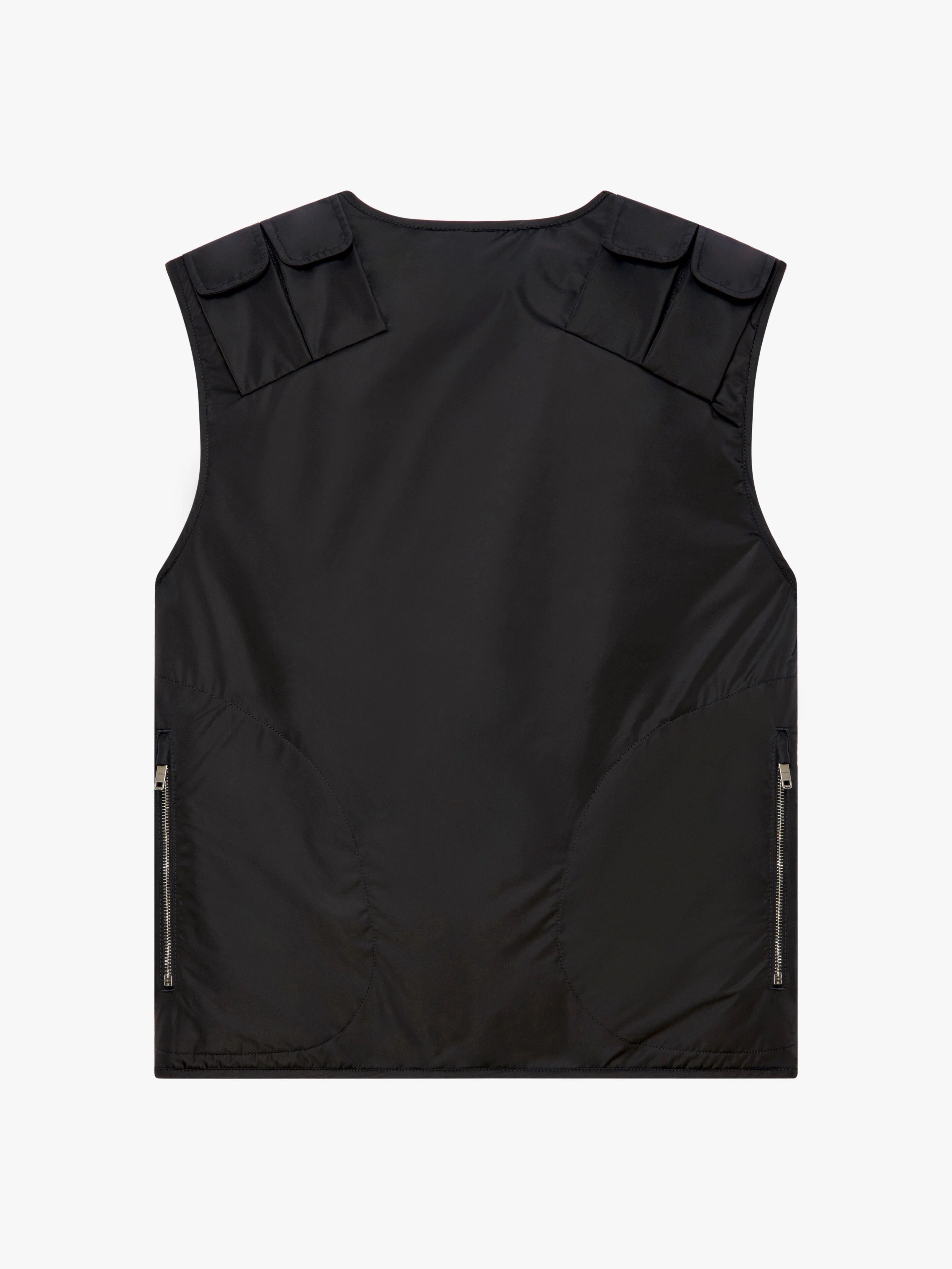 Givenchy o1w1db10325 Sleeveless Vest in Black Size 44R - 5 Thumbnail