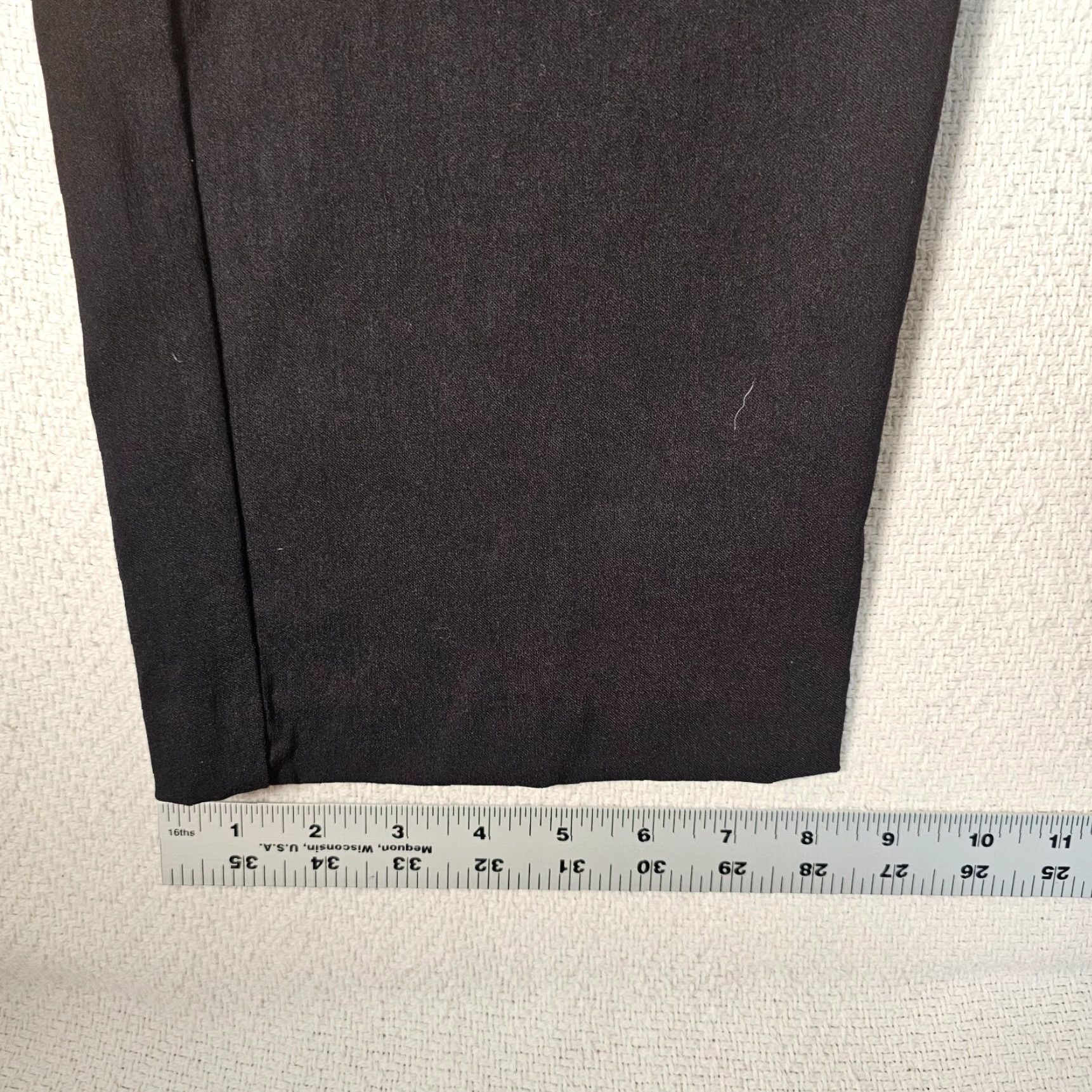 Vintage Alfred Dunner Women's Classics Pull-On Crop Leg Pants Black Size 16 Size 25" / US 0 / IT 36 - 7 Thumbnail