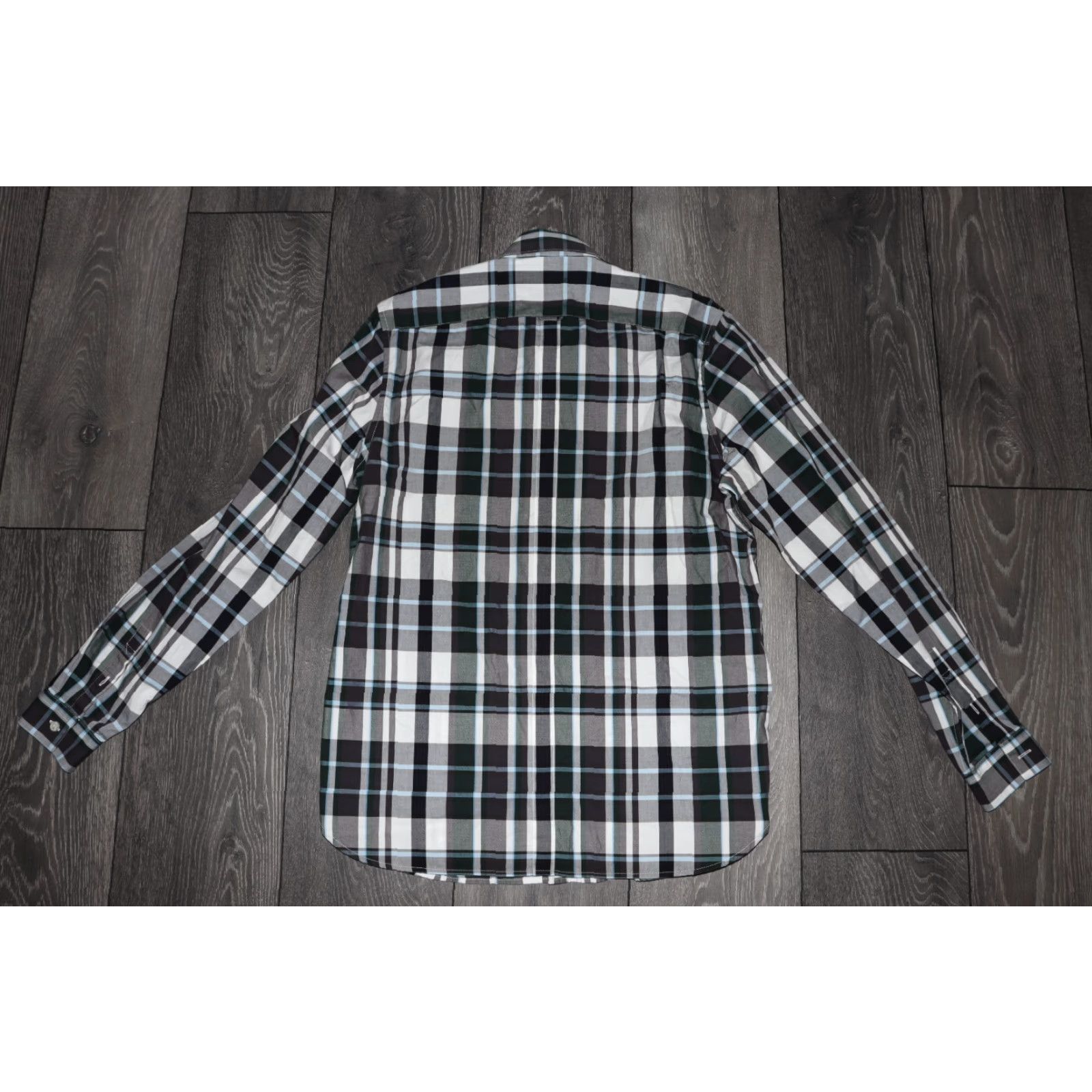 Fred Perry FRED PERRY Large Check Long-Sleeved Shirt Button Down M5524 Size Men's Medium Size US M / EU 48-50 / 2 - 7 Thumbnail