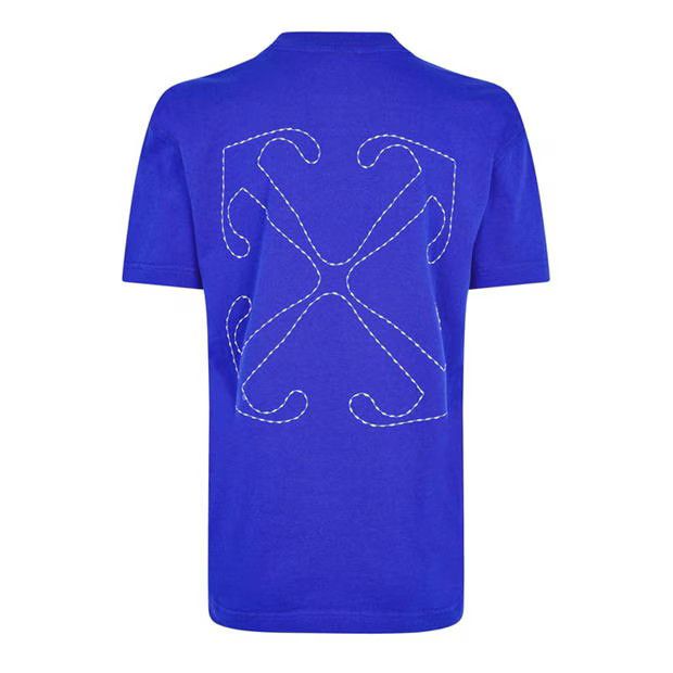 Off-White o1g2r1mq1224 T Shirt in Blue Size XS / US 0-2 / IT 36-38 - 2 Thumbnail