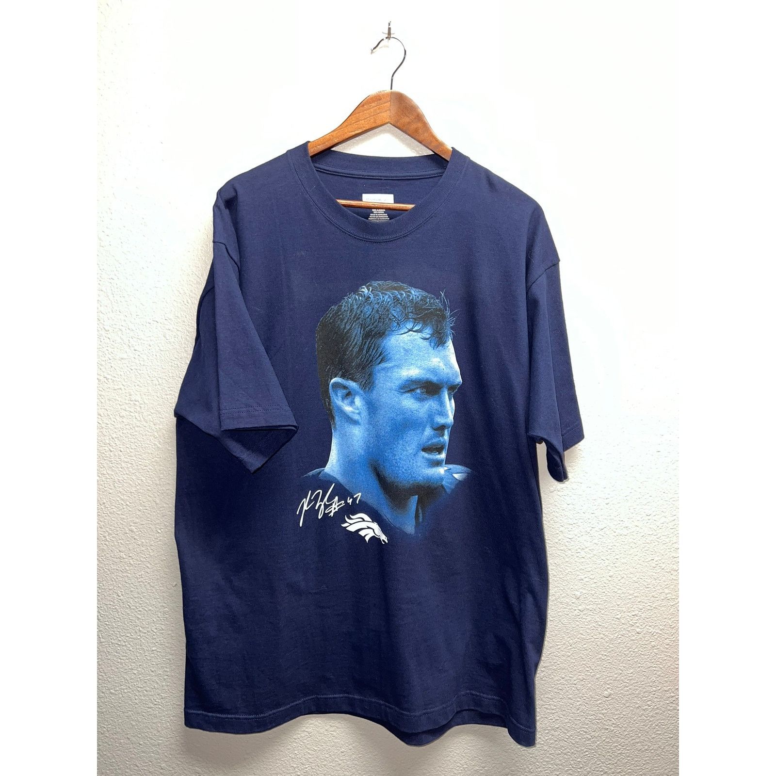 Reebok Denver Broncos Shirt John Lynch NFL Player Graphic Tee Large Size US L / EU 52-54 / 3 - 1 Thumbnail