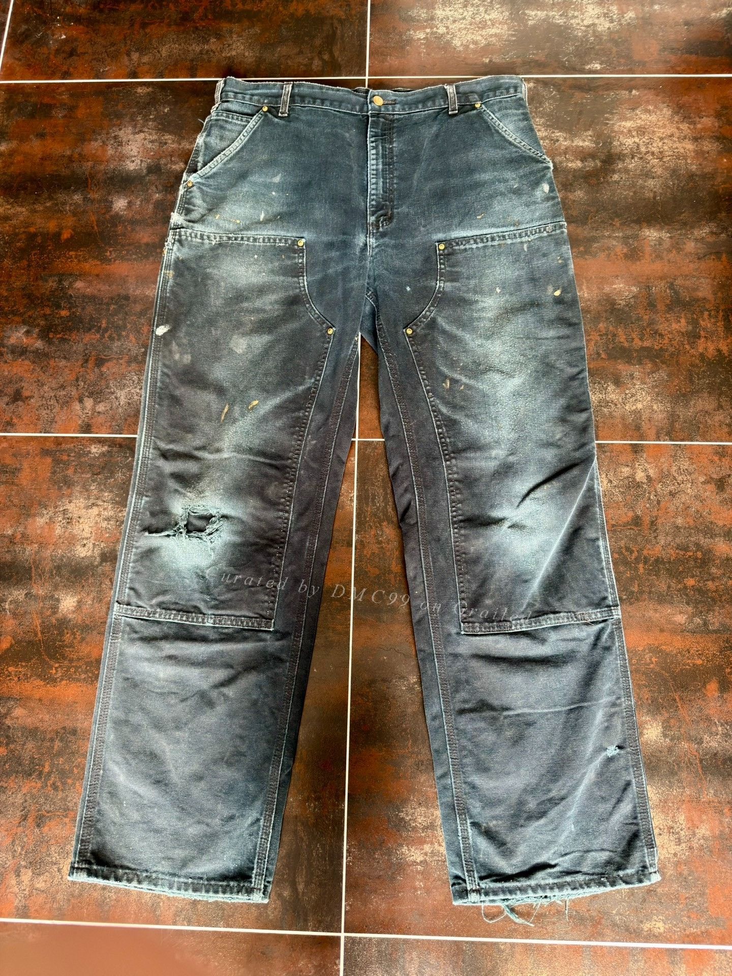Vintage Vintage Carhartt B01 Black Cargo Pants Size US 30 / EU 46 - 1 Thumbnail
