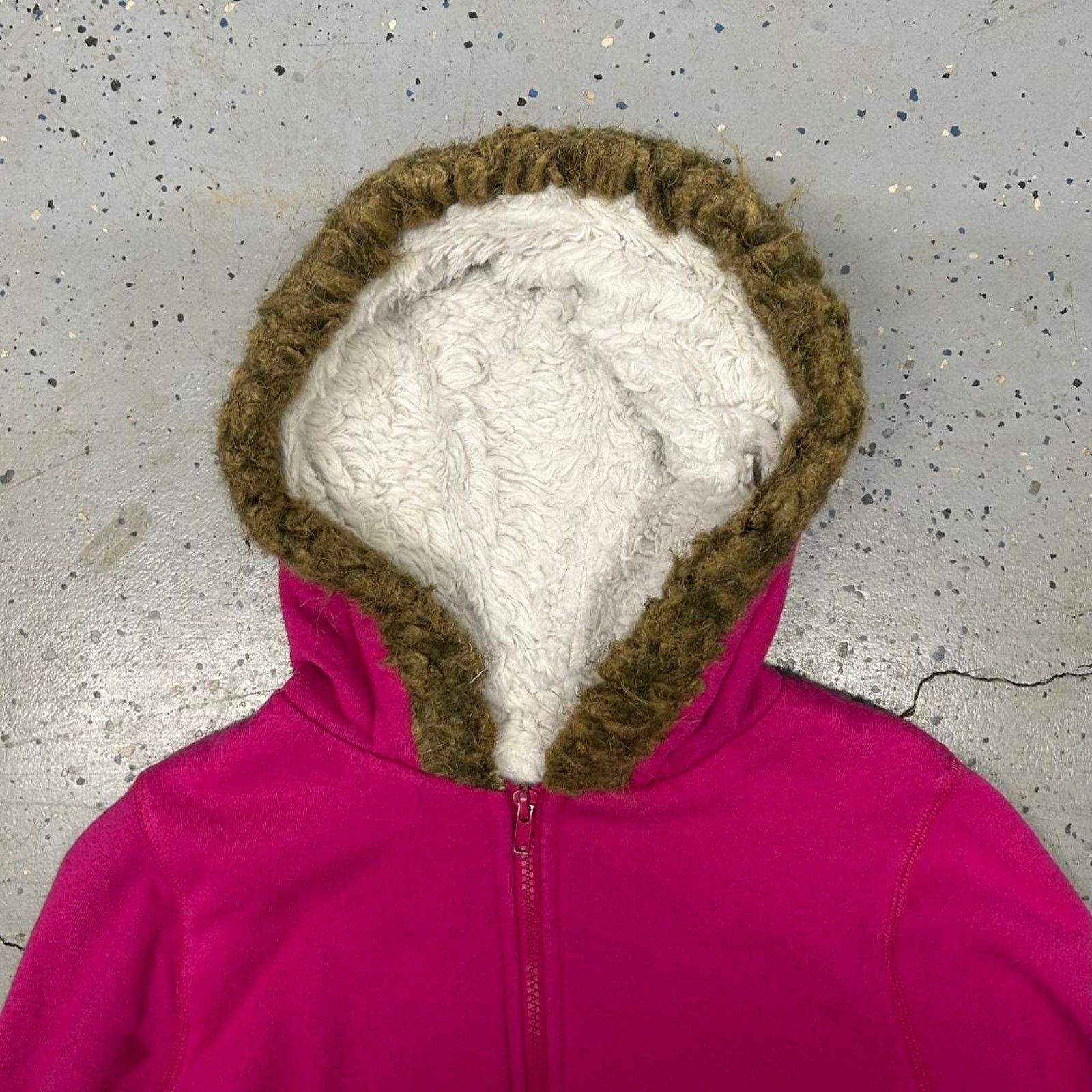 Ocean Pacific Y2K Ocean Pacific Sherpa hooded jacket with a furry hood Size S / US 4 / IT 40 - 2 Thumbnail
