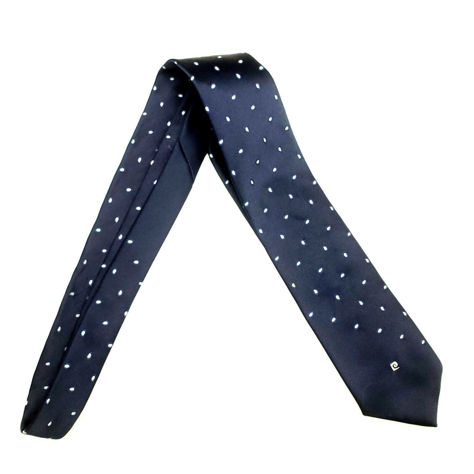 Pierre Cardin Pierre Cardin Silk Tie Blue Woven Paisley Geometric Short Cl Size ONE SIZE - 5 Thumbnail
