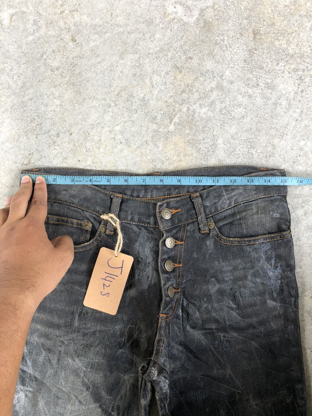 Tornado Mart Tornado Mart Flared Jeans Wax Jeans Size US 30 / EU 46 - 20 Thumbnail