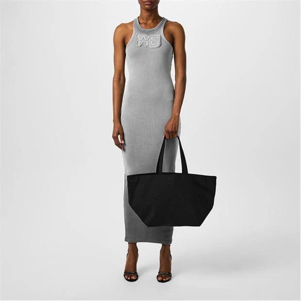Alexander Wang o1g2r1mq0824 Distressed Maxi Dress in Grey Size M / US 6-8 / IT 42-44 - 3 Thumbnail