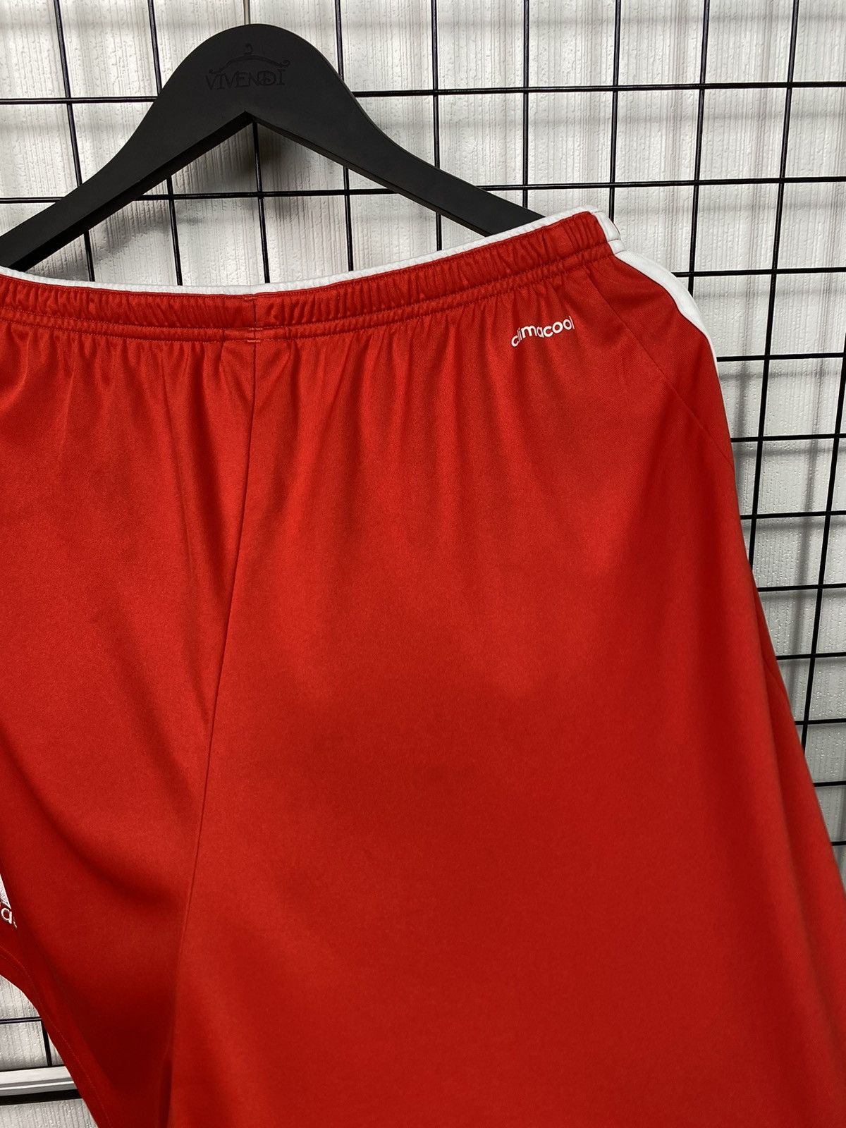 Adidas × Vintage Adidas Bayern Munich 2014-2015 Shorts Soccer Football Red L Size US 34 / EU 50 - 16 Thumbnail