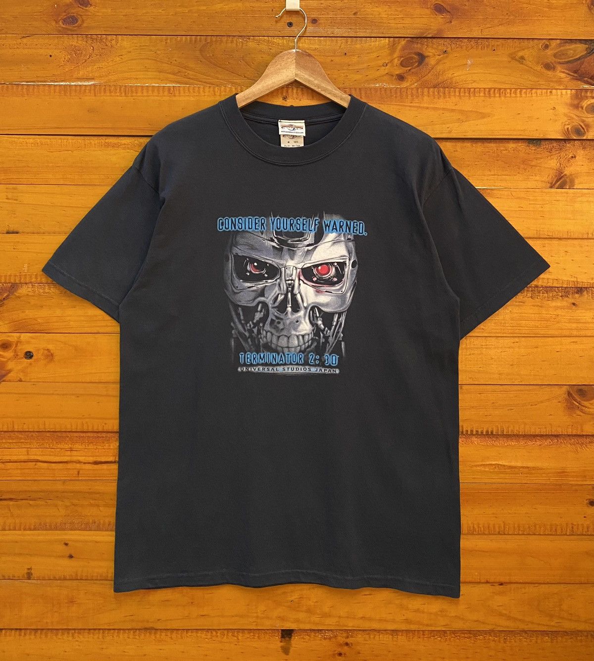 Movie × Vintage Rare?Vintage Terminator 2 Shirt Big Logo Spell 