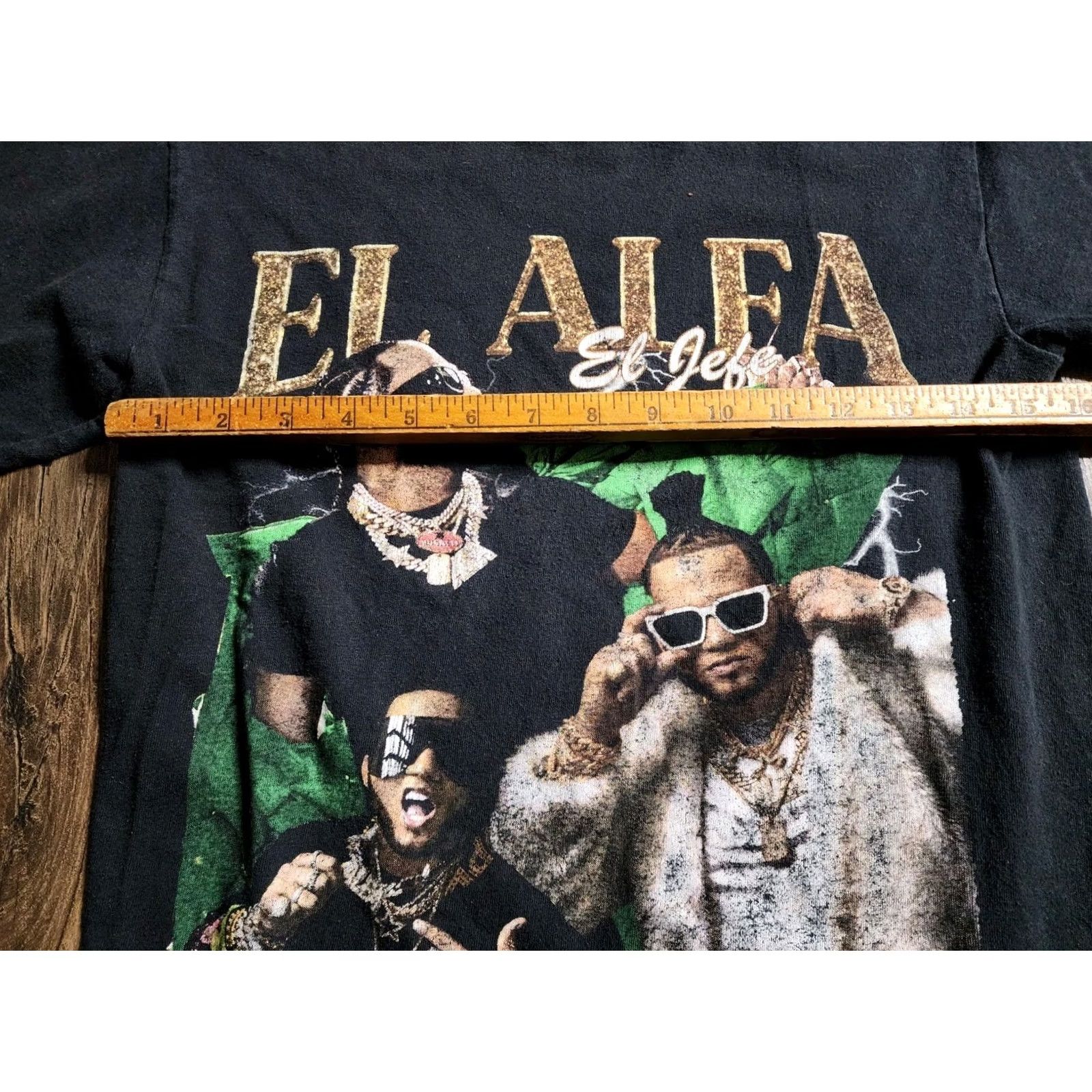 Gildan Adult S El Alfa El Jefe Dominican Rapper Tour 2023 T Shirt Double Sided Size US S / EU 44-46 / 1 - 3 Thumbnail