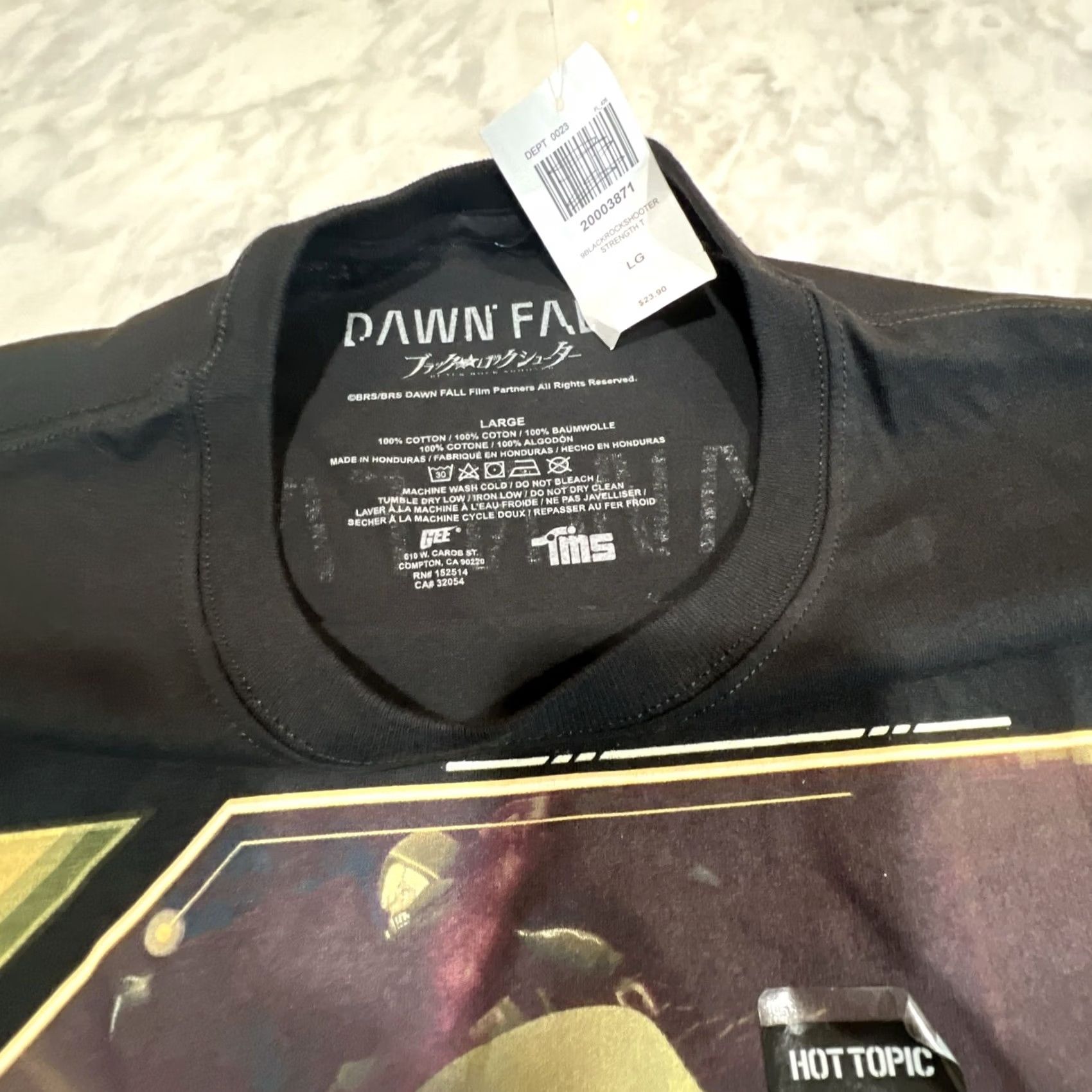 Hot Topic VINTAGE Dawn Fall Strength Anime Graphic Tshirt Large Hot Topic New Tag Size US L / EU 52-54 / 3 - 5 Thumbnail