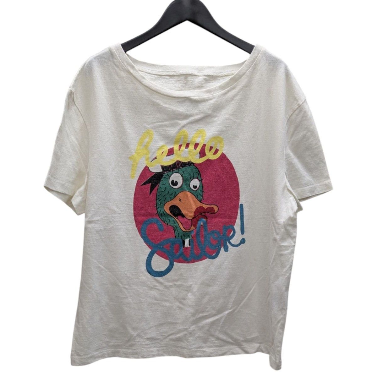 Maison Margiela "hello Sailor!" Boxy Duck Tee Size US M / EU 48-50 / 2 - 1 Thumbnail
