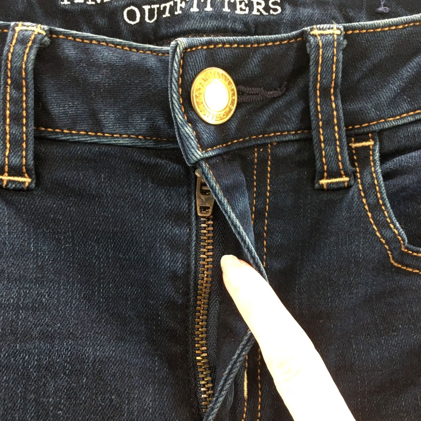 American Eagle Outfitters American Eagle Outfitters Jegging Jeans Womens 2R Blue Denim Regular Rise Jeans Women's Denim Blue 2R Jegging Size 26" / US 2 / IT 38 - 3 Thumbnail