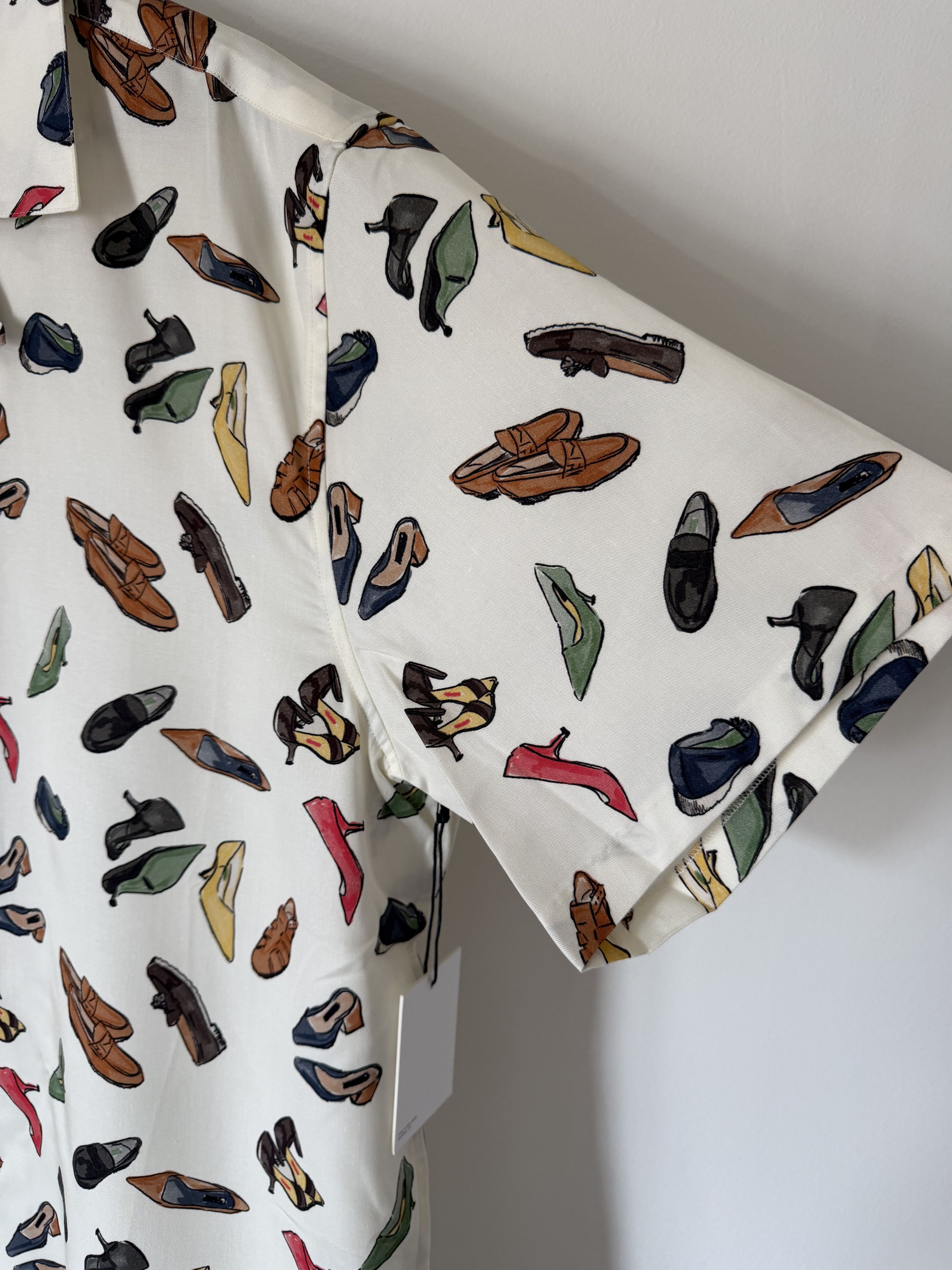 Aime Leon Dore Aime Leon Dore Shoes Printed Leisure Shirt in White Size US XL / EU 56 / 4 - 4 Thumbnail