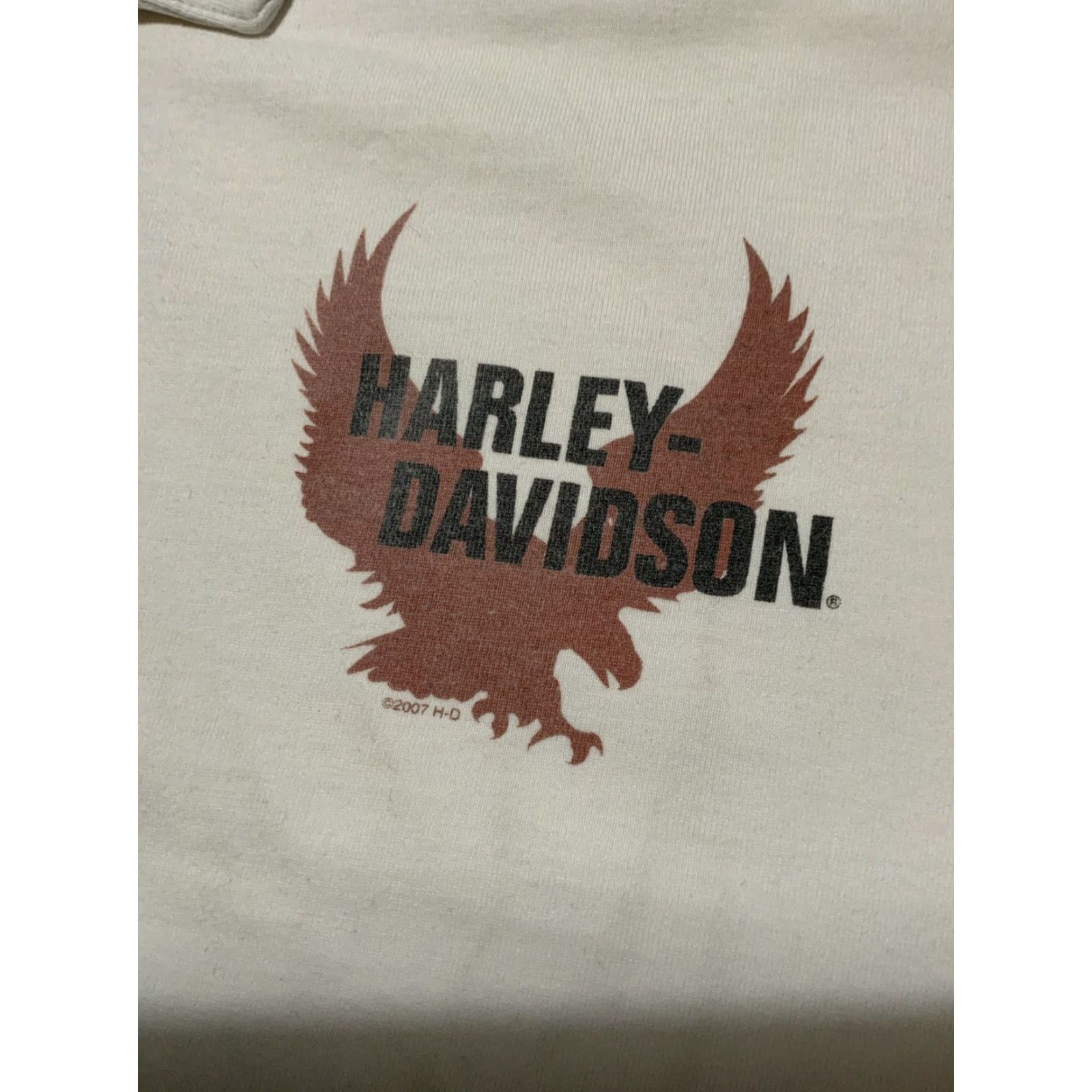 Harley Davidson Harley-Davidson Polo Shirt Sz.L Biker Myrtle Beach Motorcycles Eagle 2007 Collared Shirt Multicolor Mens Size US L / EU 52-54 / 3 - 2 Thumbnail