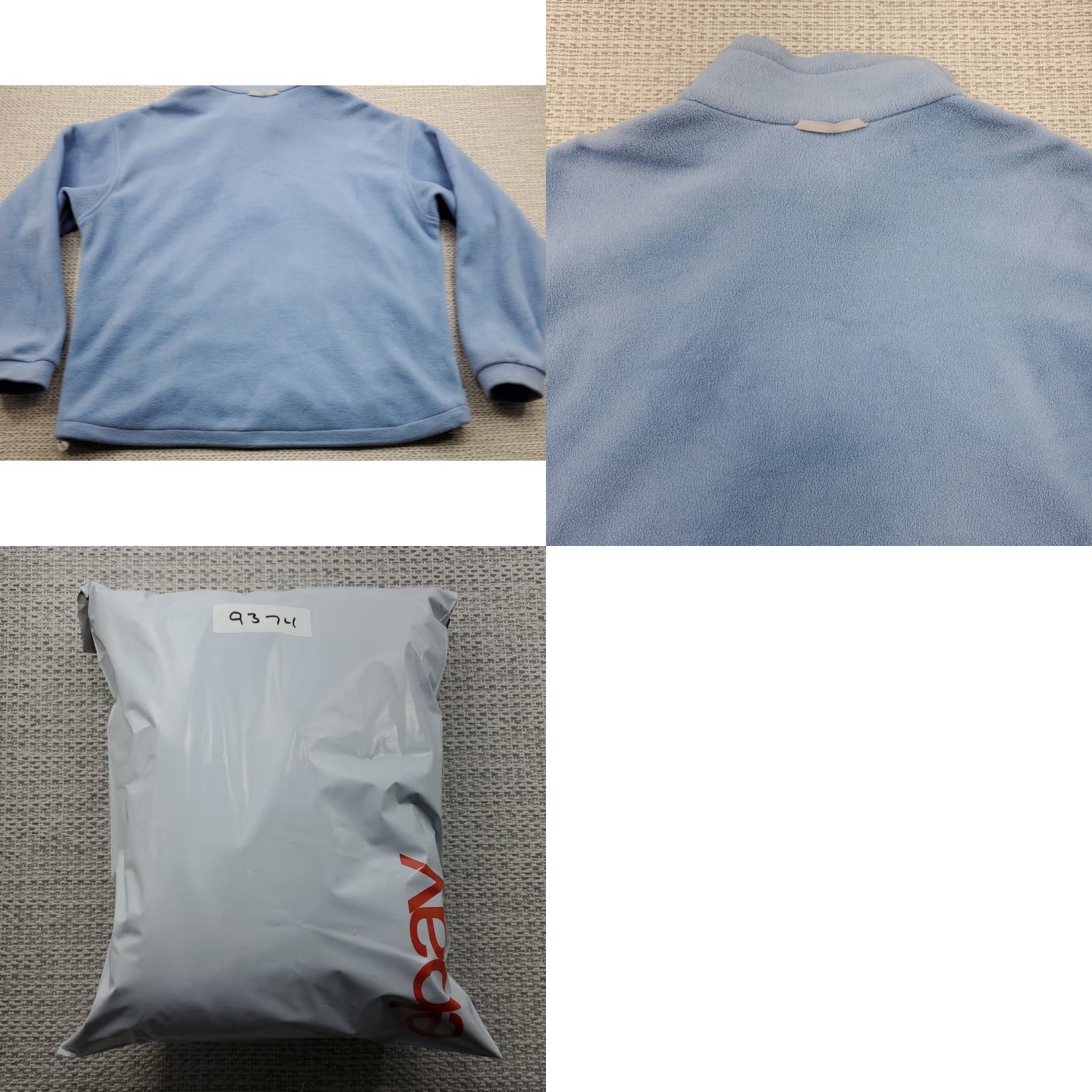 Vintage Columbia Core Jacket Womens 1X Plus Fleece Full Zip Long Sleeve Light Blue Size XL / US 12-14 / IT 48-50 - 9 Thumbnail