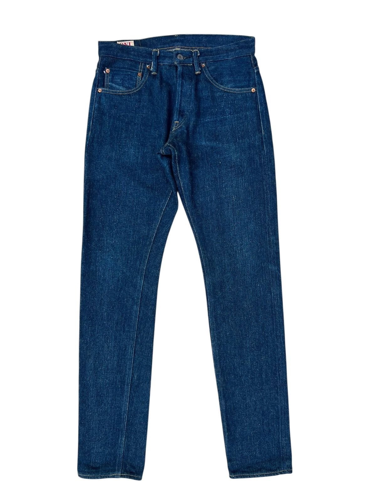 Oni 20oz Oni ONI-679ZR Secret Denim Selvedge Slim Tapered Jeans Size US 30 / EU 46 - 1 Thumbnail