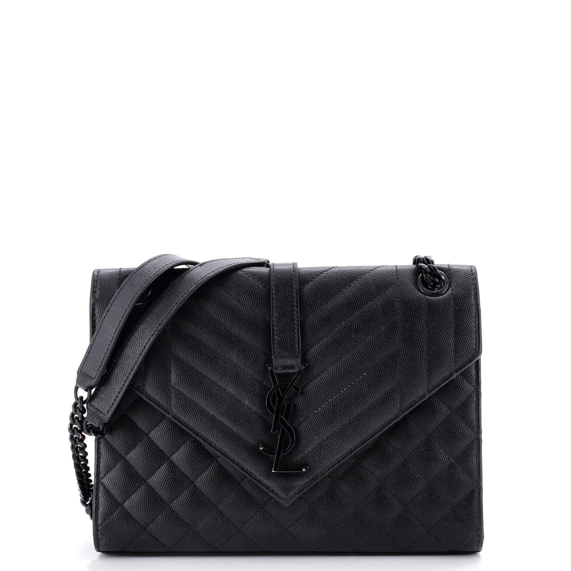 Saint Laurent Paris Classic Monogram Envelope Satchel Size ONE SIZE - 1 Thumbnail