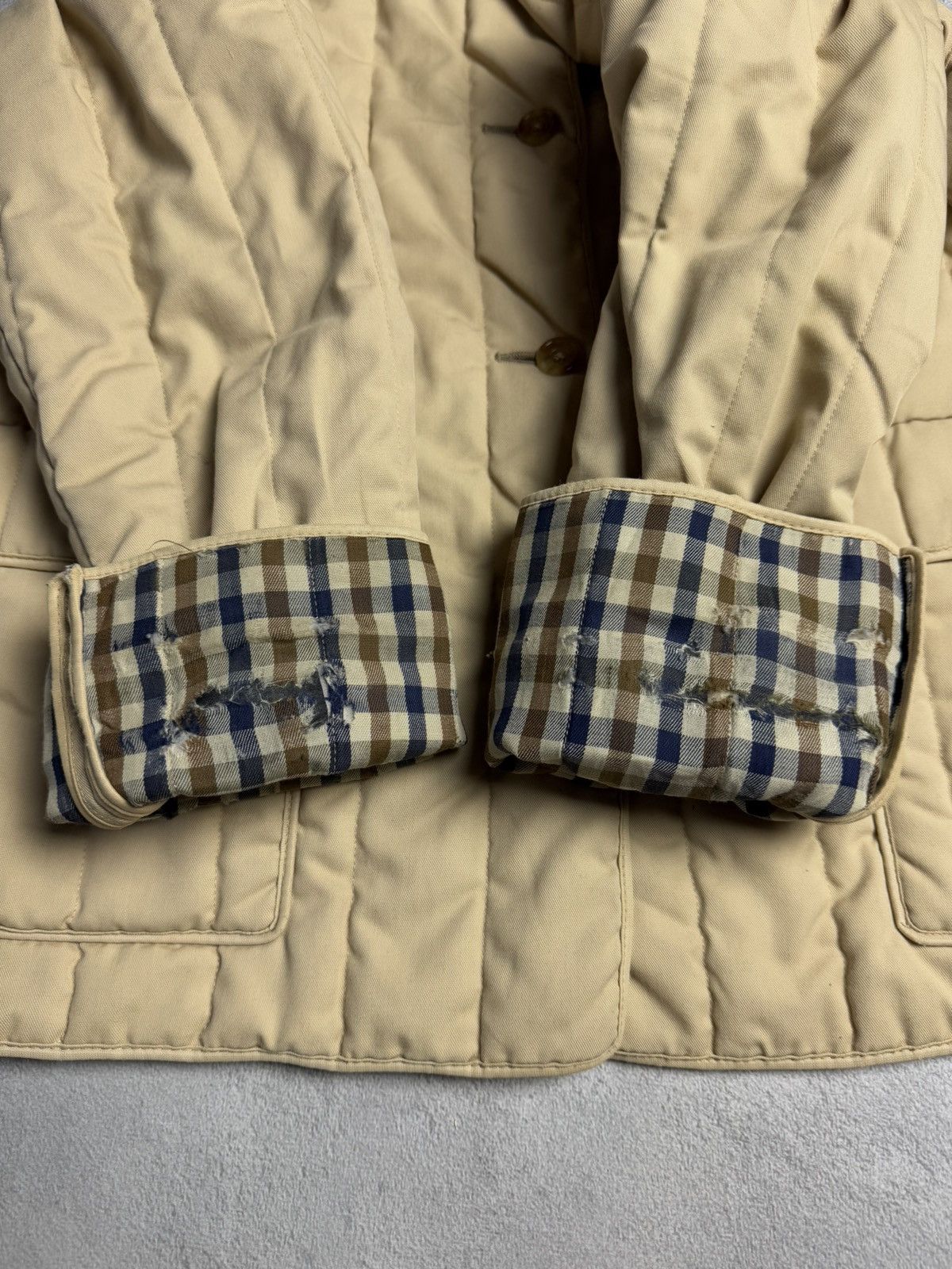 Aquascutum Aquascutum Padded Jacket Round Neck House Check Lining Size L / US 10 / IT 46 - 6 Thumbnail