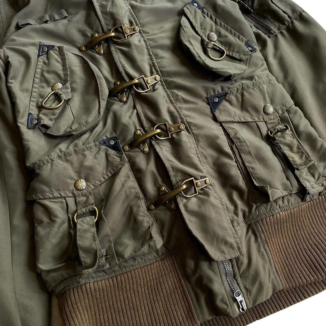 Japanese Brand Fakedelic inner sherpa multipocket hooded heavy jacket Size S / US 4 / IT 40 - 6 Thumbnail