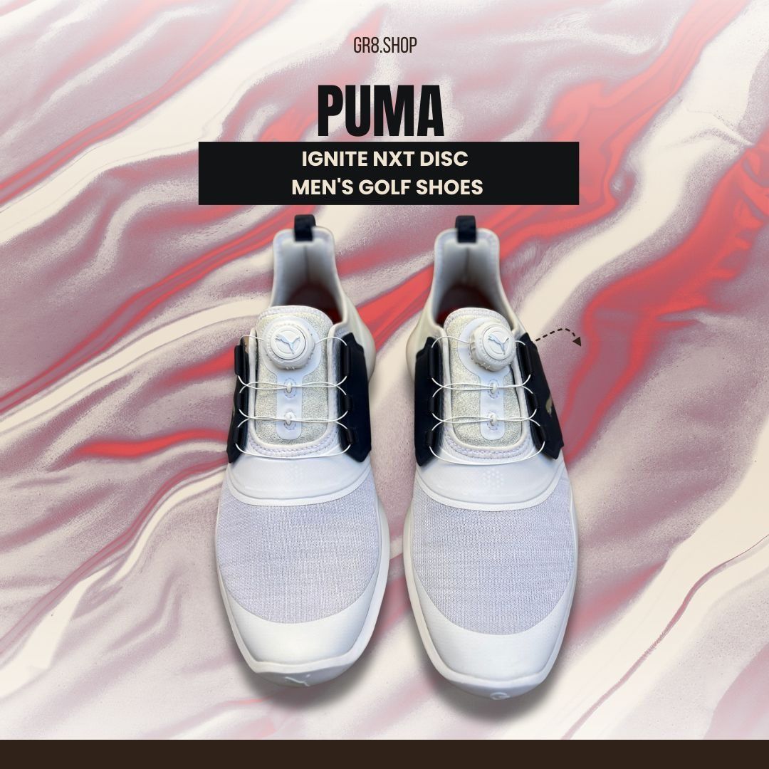Puma Puma Ignite NXT Disc Men's Golf Shoes Size 7.5 White/Navy Li Size US 7.5 / EU 40-41 - 1 Thumbnail