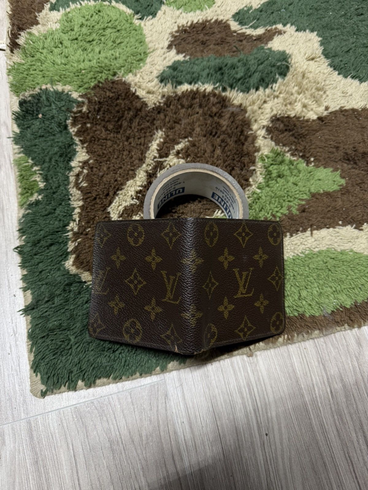 Louis Vuitton Louis Vuitton Monogram Brown Leather Bifold Wallet Preowned Size ONE SIZE - 3 Thumbnail