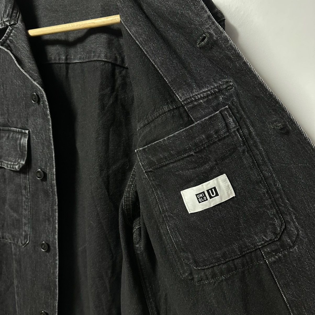 Uniqlo Uniqlo UN Japan Brand Denim Jacket Rare Vintage Size US S / EU 44-46 / 1 - 8 Thumbnail