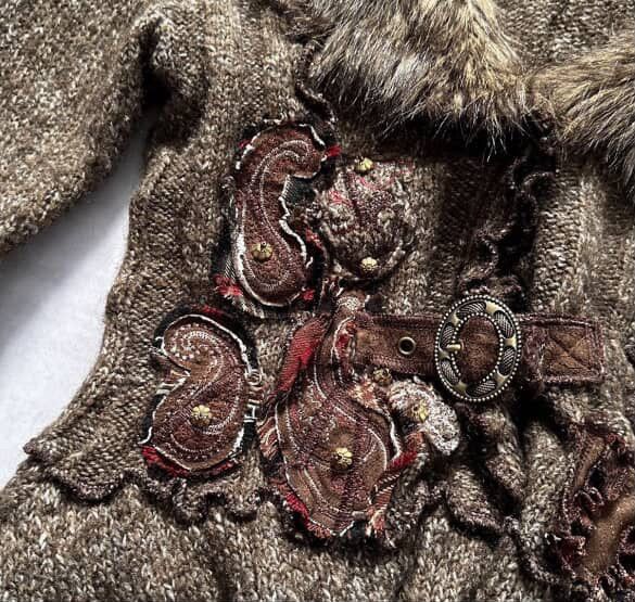 Japanese Brand Gothic Japan Faux Fur Sweater LGB If Six Was Nine like Size M / US 6-8 / IT 42-44 - 4 Thumbnail