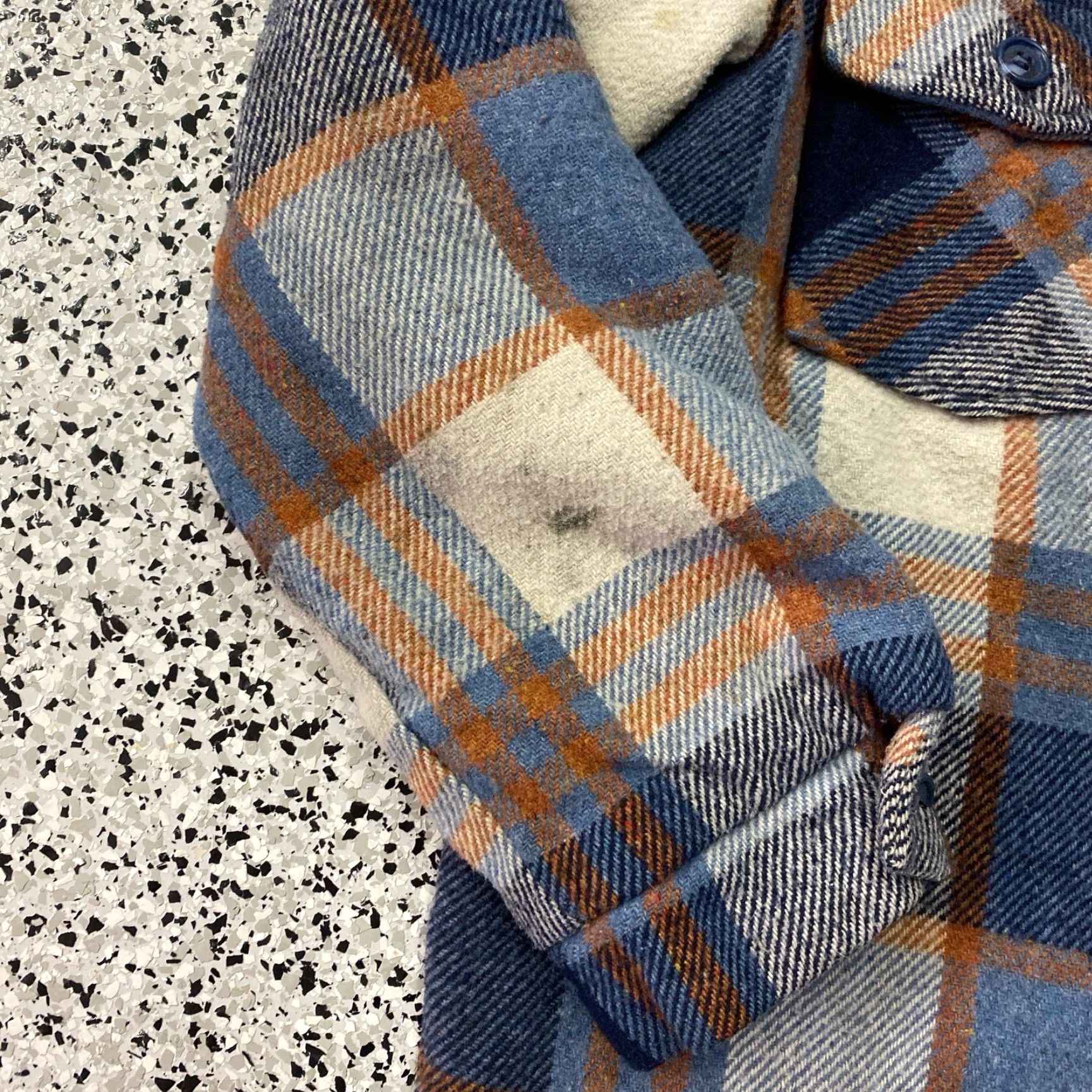 Sears VINTAGE Sears Plaid Wool Coat Jacket L Tall Men 70s 80s Sherpa Lined Wool Coat Men Large Tall Gray Plaid Outdoor 80s 70s Size US L / EU 52-54 / 3 - 2 Thumbnail