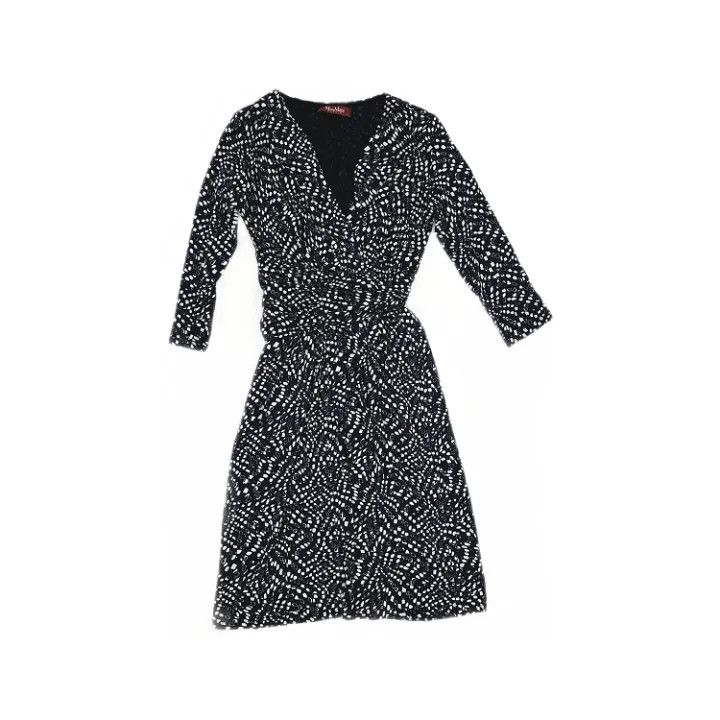 Max Mara Max Mara Chic Long Sleeve Dress 0079 Size S / US 4 / IT 40 - 1 Thumbnail