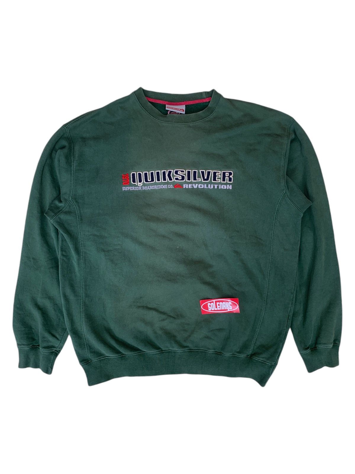 Quiksilver × Vintage Vtg quiksilver sweatshirt Size US L / EU 52-54 / 3 - 1 Thumbnail
