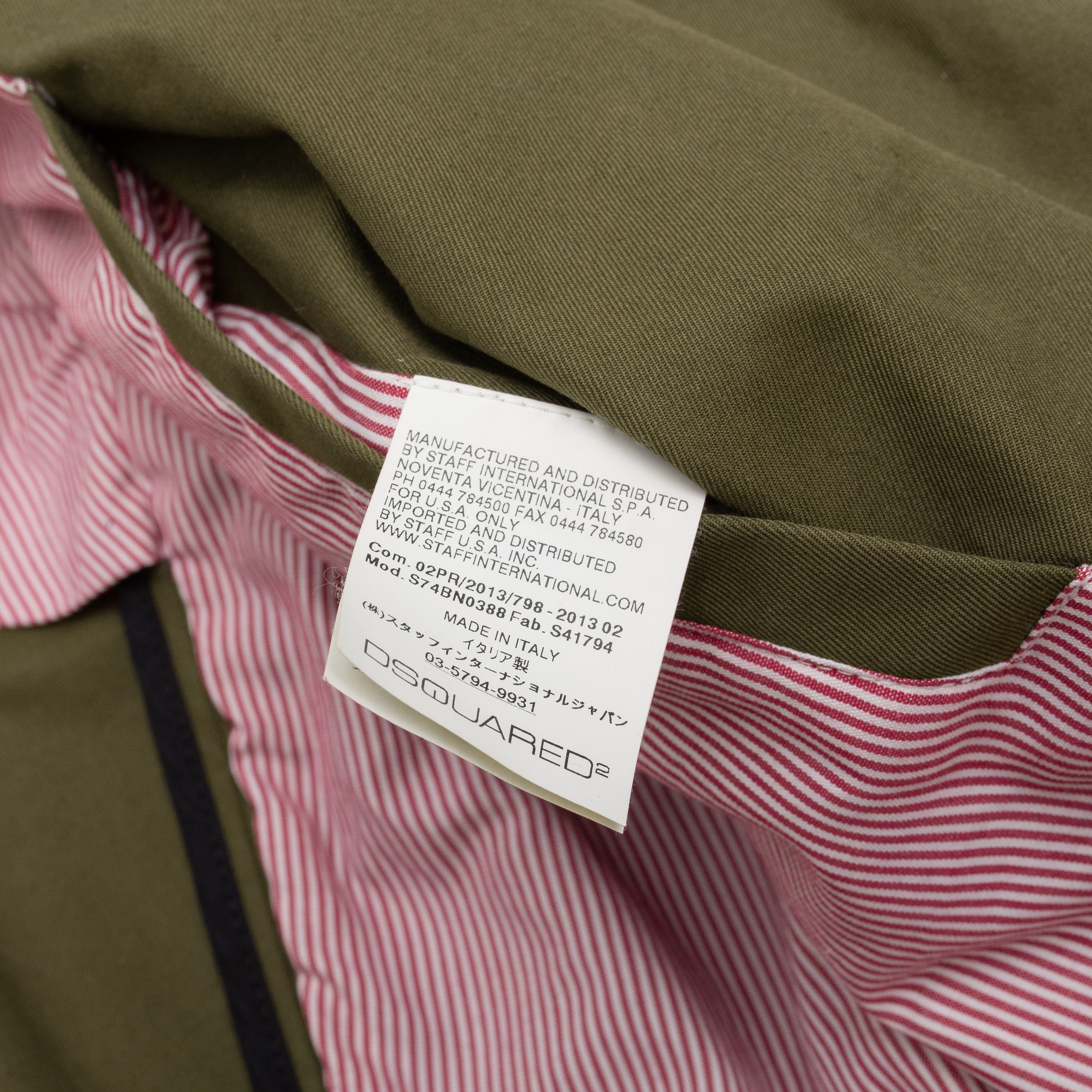 Dsquared2 *No Tariff* DSQUARED2 2013 Peacoat Double Breasted Jacket Size US M / EU 48-50 / 2 - 7 Thumbnail