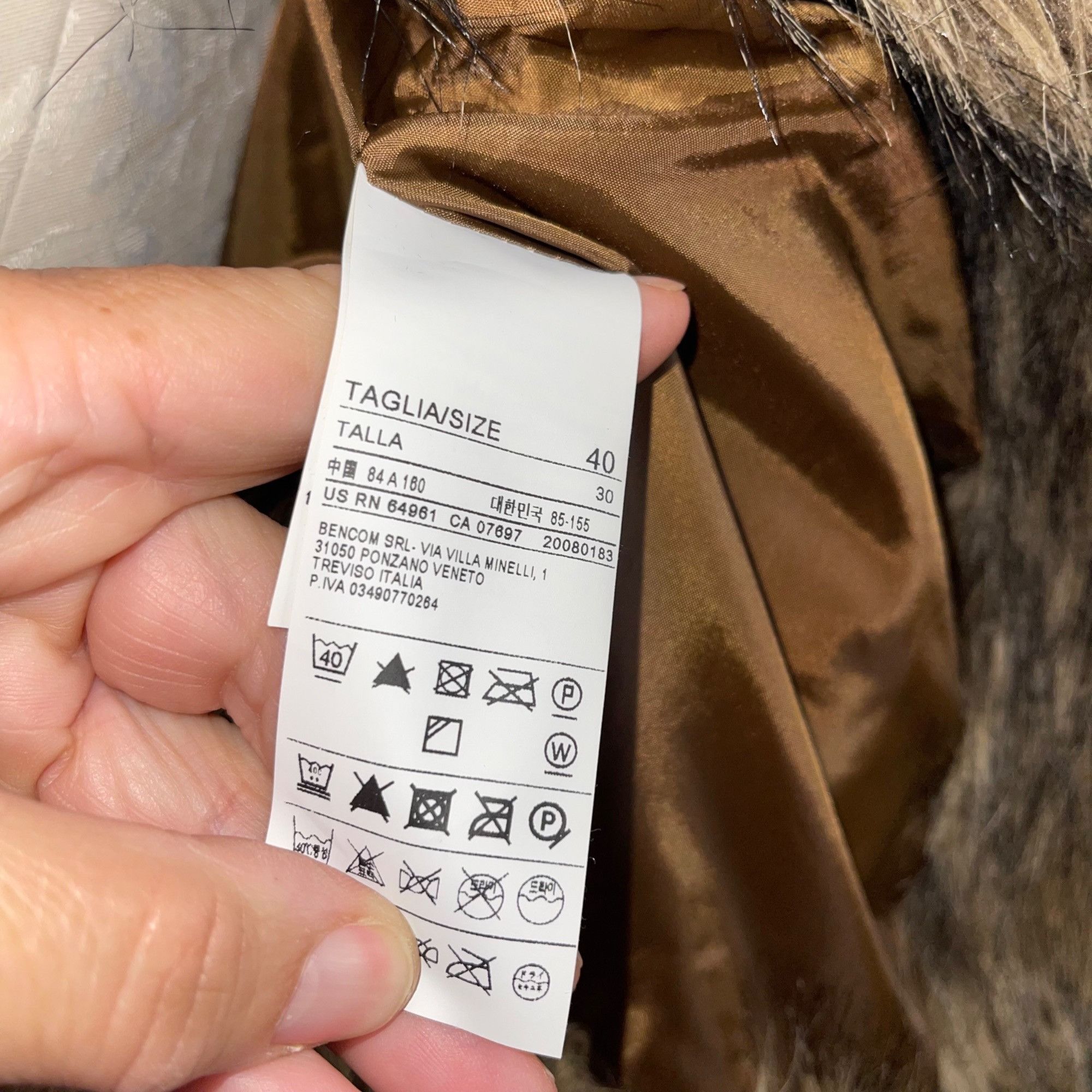 Benetton Benetton Womens Jacket Coat Size 40 Brown Size S / US 4 / IT 40 - 5 Thumbnail