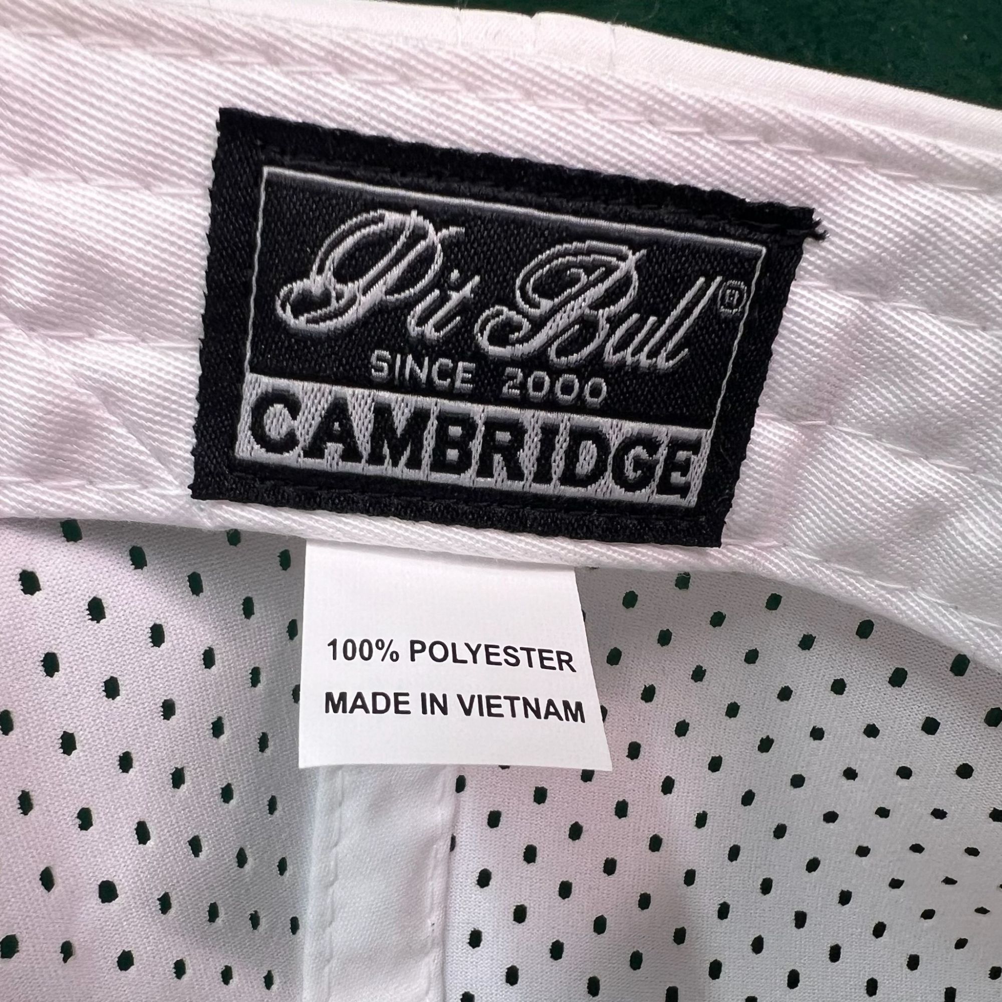 Other Cambridge MO 147 White Cap With Embroidered Logo & Adjustabl Size ONE SIZE - 6 Thumbnail