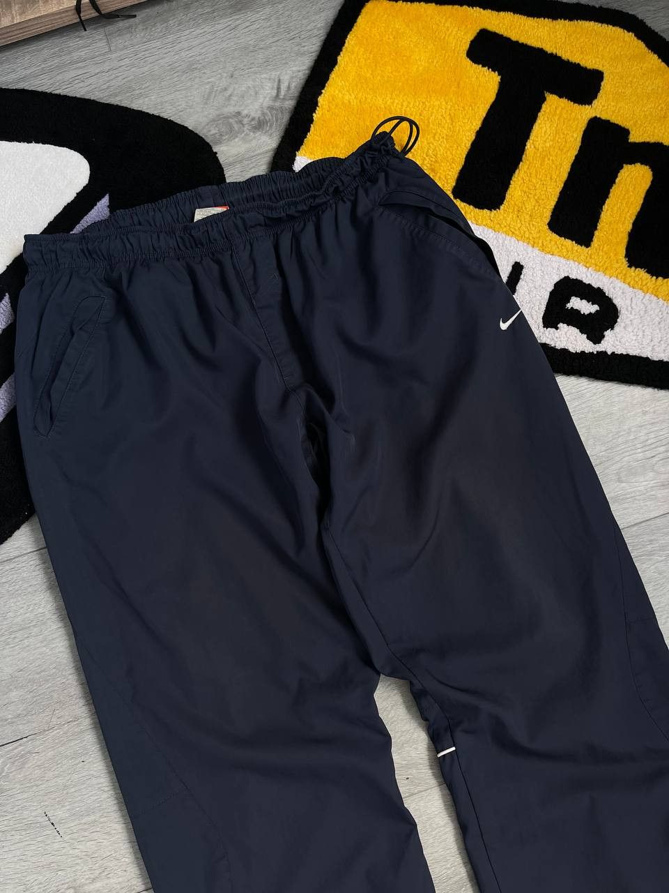 Nike × Streetwear × Vintage Sweatpants Nike Vintage rare mini swoosh 2000s Size US 36 / EU 52 - 2 Thumbnail