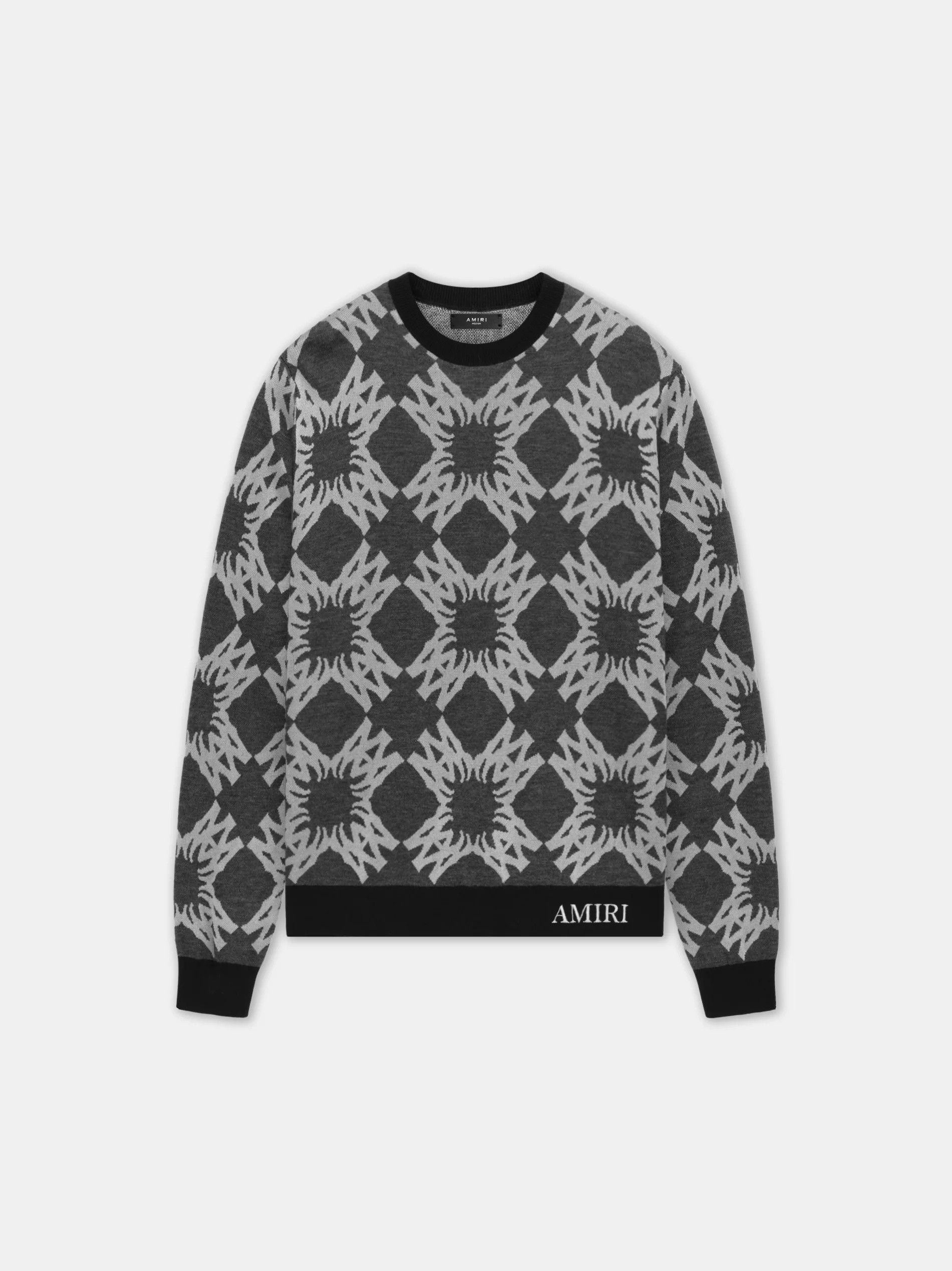 Amiri o1s1wg111125 MA Quad Crewneck Sweater in Multicolor Size US S / EU 44-46 / 1 - 1 Thumbnail