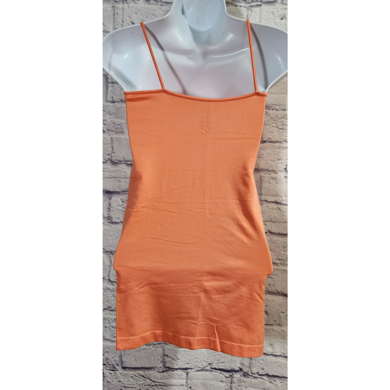 Other Simi Sue Orange Spaghetti Strap Tank Top One Size Soft Size ONE SIZE - 3 Thumbnail