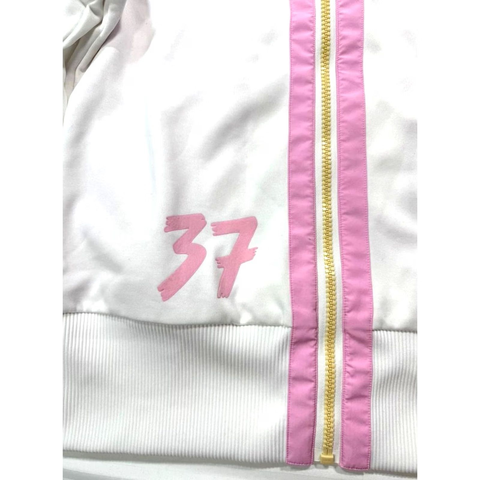 Adidas Adidas Wydad Casablanca FC Jacket for Women XL White Polyester Logo - Regular Fit, Size XL, Women's Jacket Size XL / US 12-14 / IT 48-50 - 6 Thumbnail