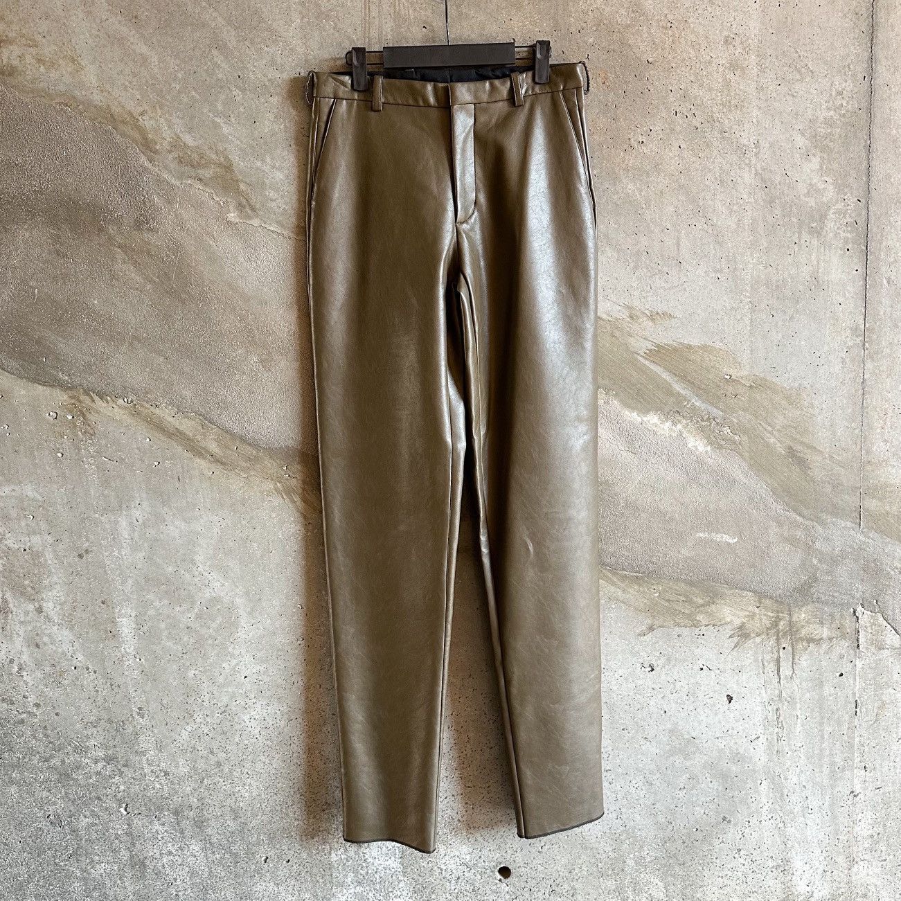 Y/Project SAMPLE Y/Project Vegan Leather Trousers Size US 32 / EU 48 - 2 Thumbnail