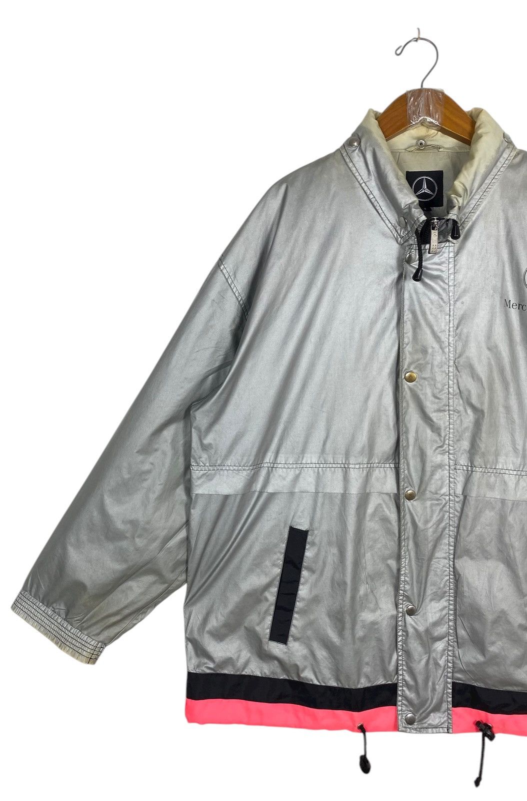 Mercedes-Benz Rare‼️ Vintage MERCEDES Racing Team Light Jacket Germany Size US L / EU 52-54 / 3 - 2 Thumbnail
