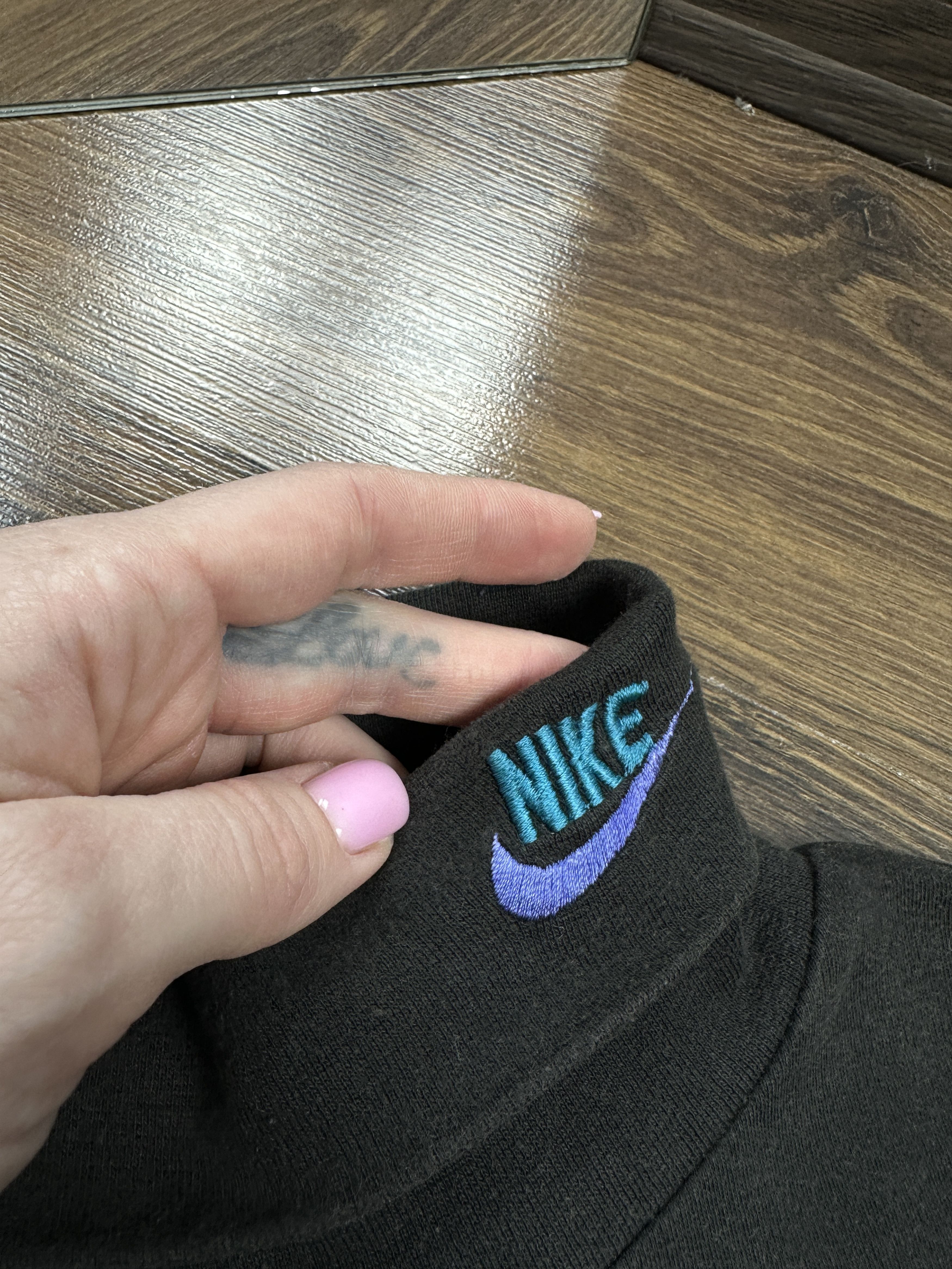 Nike × Vintage Nike Vintage Mens High Neck Sweater Size US M / EU 48-50 / 2 - 3 Thumbnail