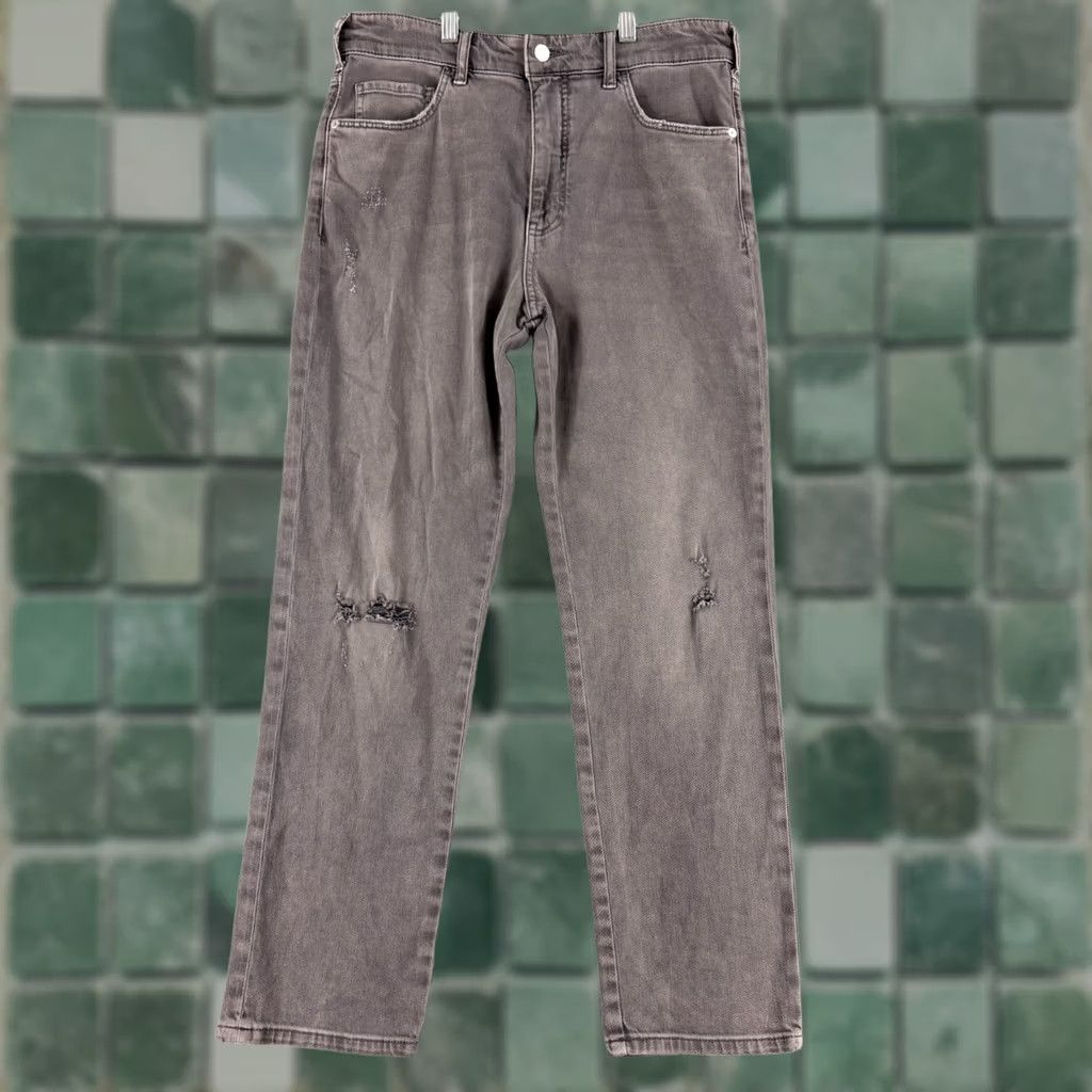 Vintage Anthropologie Pilcro Boyfriend Jeans Womens Size 28 Gray Relaxed Denim Size 28" / US 6 / IT 42 - 1 Thumbnail