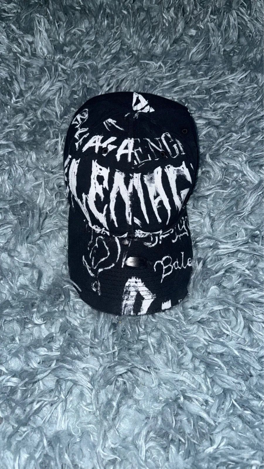 Balenciaga Atelier Limited Edition Graffiti Metal Cap