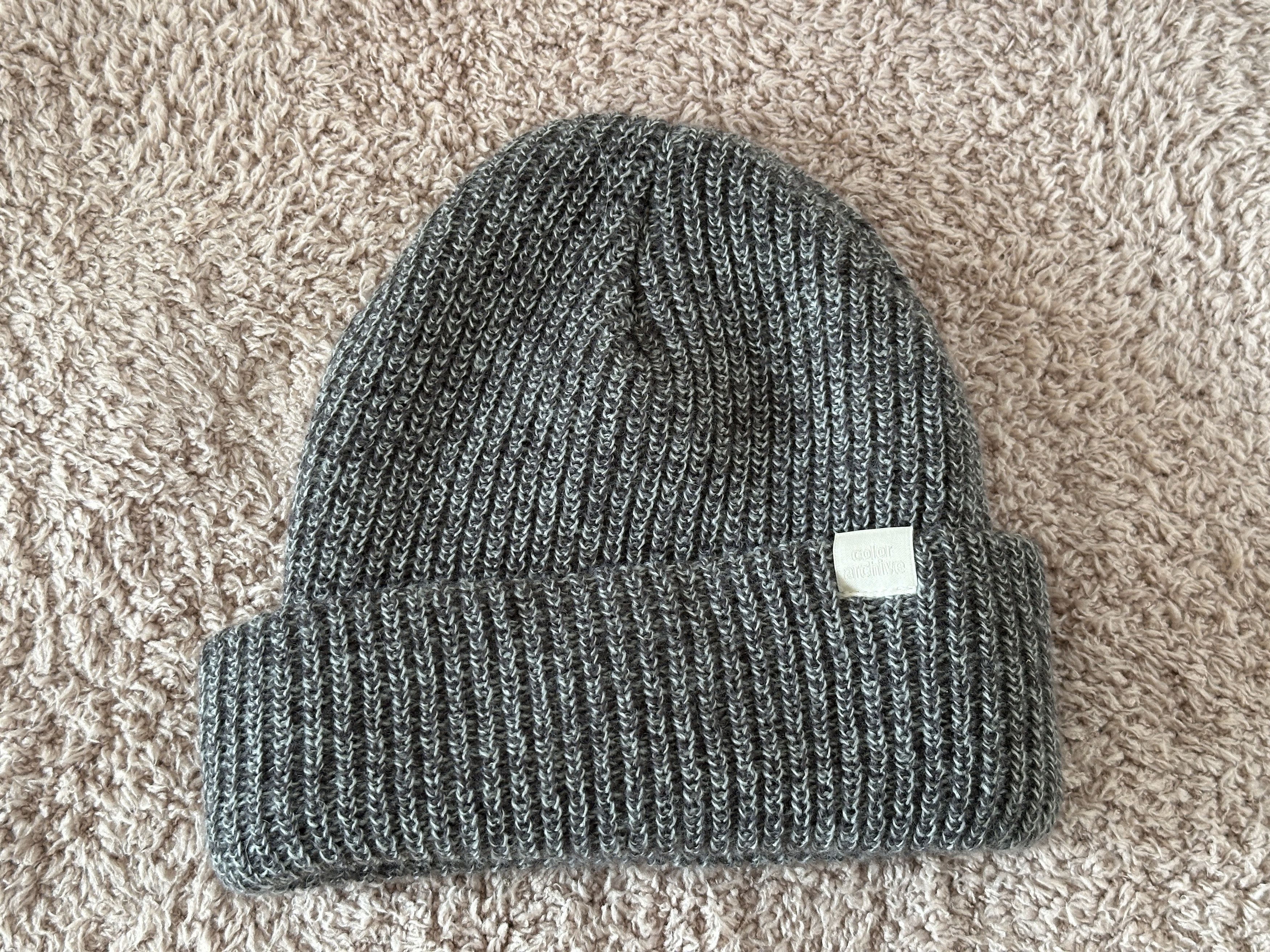 Other Color Archive Essential Beanie Dark Grey/White Marl Size ONE SIZE - 1 Thumbnail
