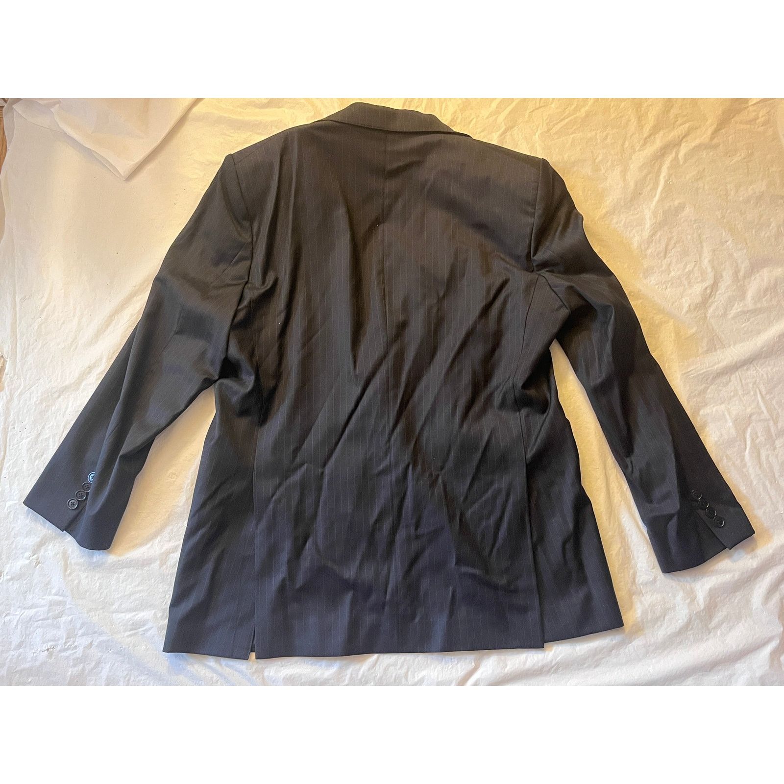 Salvatore Ferragamo Salvatore Ferragamo Wool Black Blazer/Jacket Men’s Size L Size 54R - 2 Thumbnail
